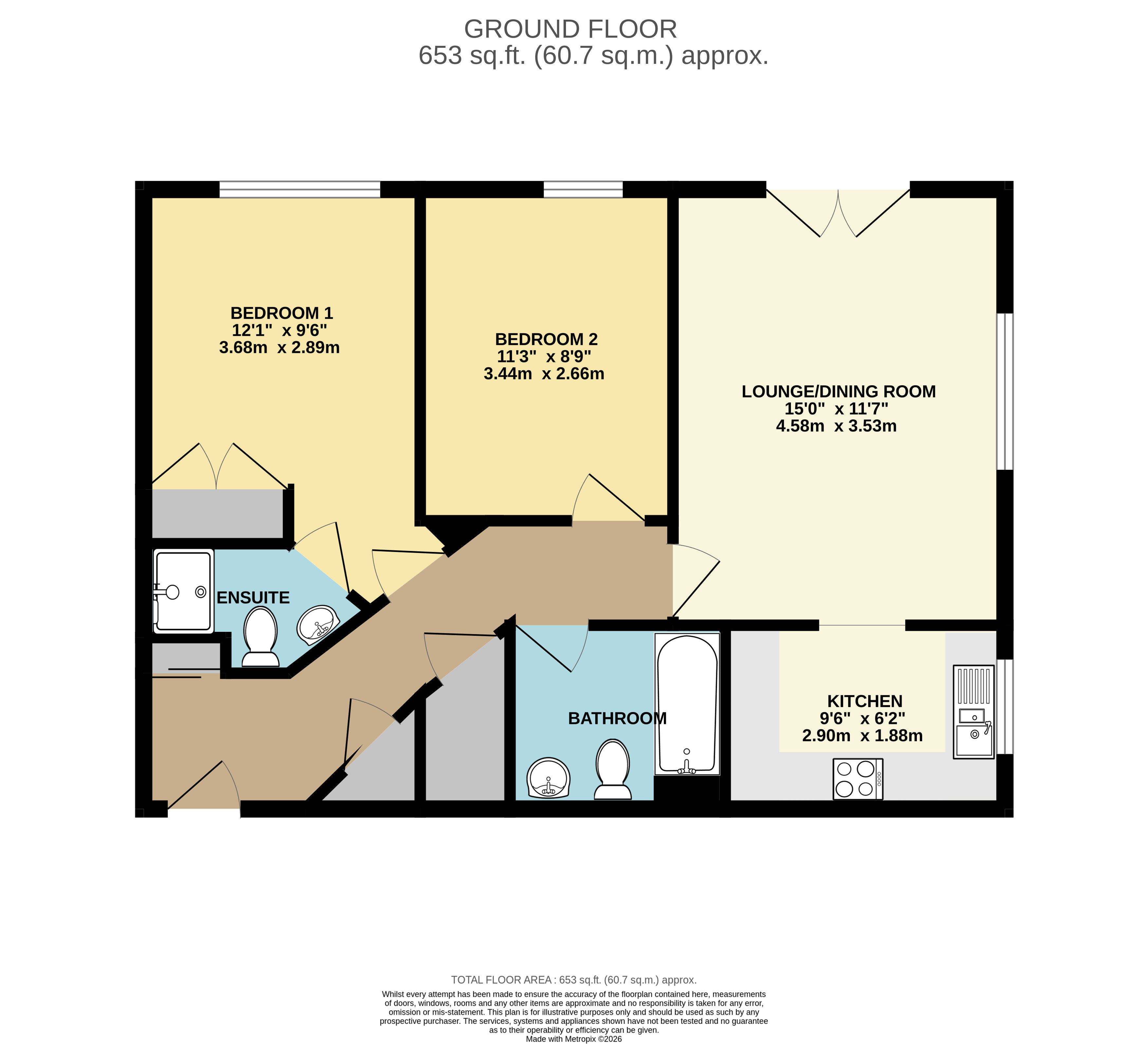 149, Albion Way, Kent floorplan