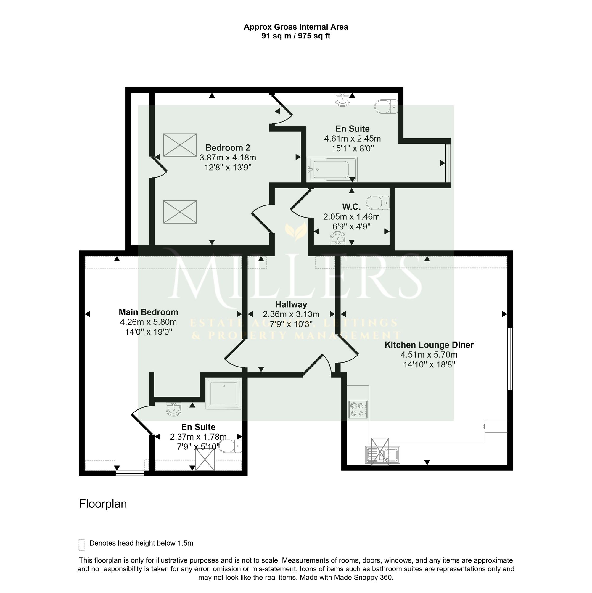 3 Overstrand Views Overstrand Road, Cromer floorplan
