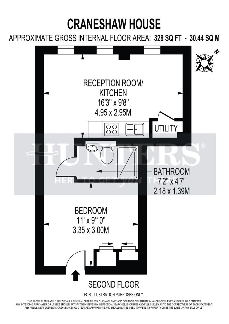 Craneshaw House, Flat 19, 8 Douglas Road, Hounslow floorplan