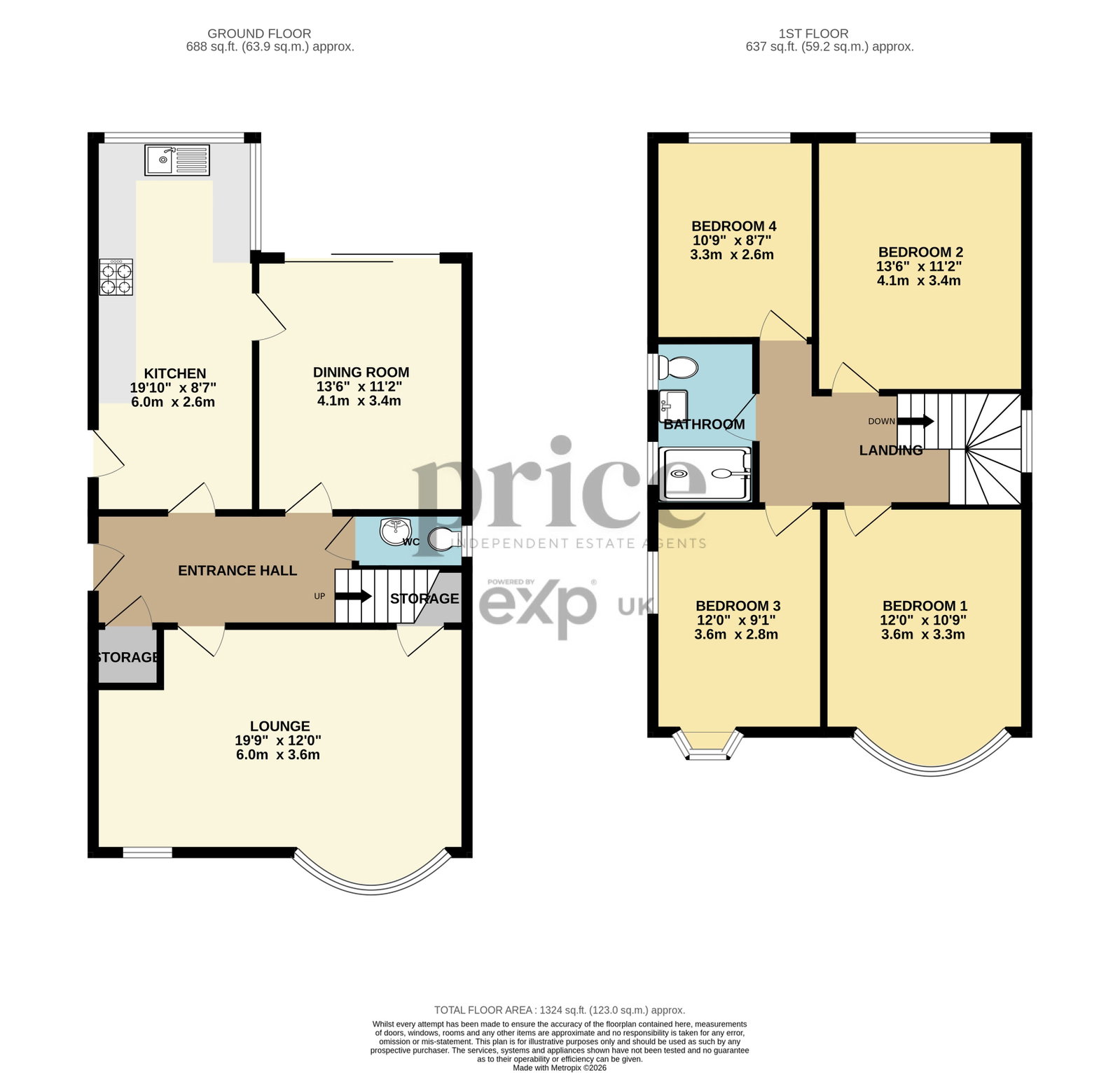 22, Huntsmans Lane, York floorplan