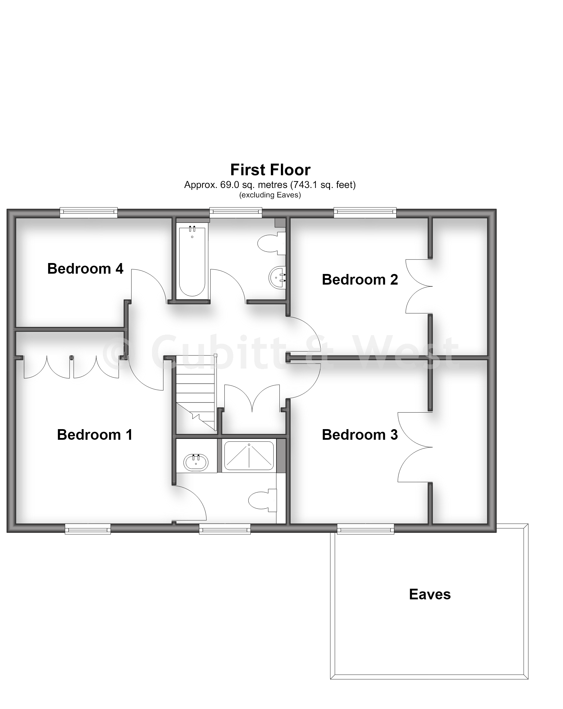 62, Smallfield Road, Horley floorplan