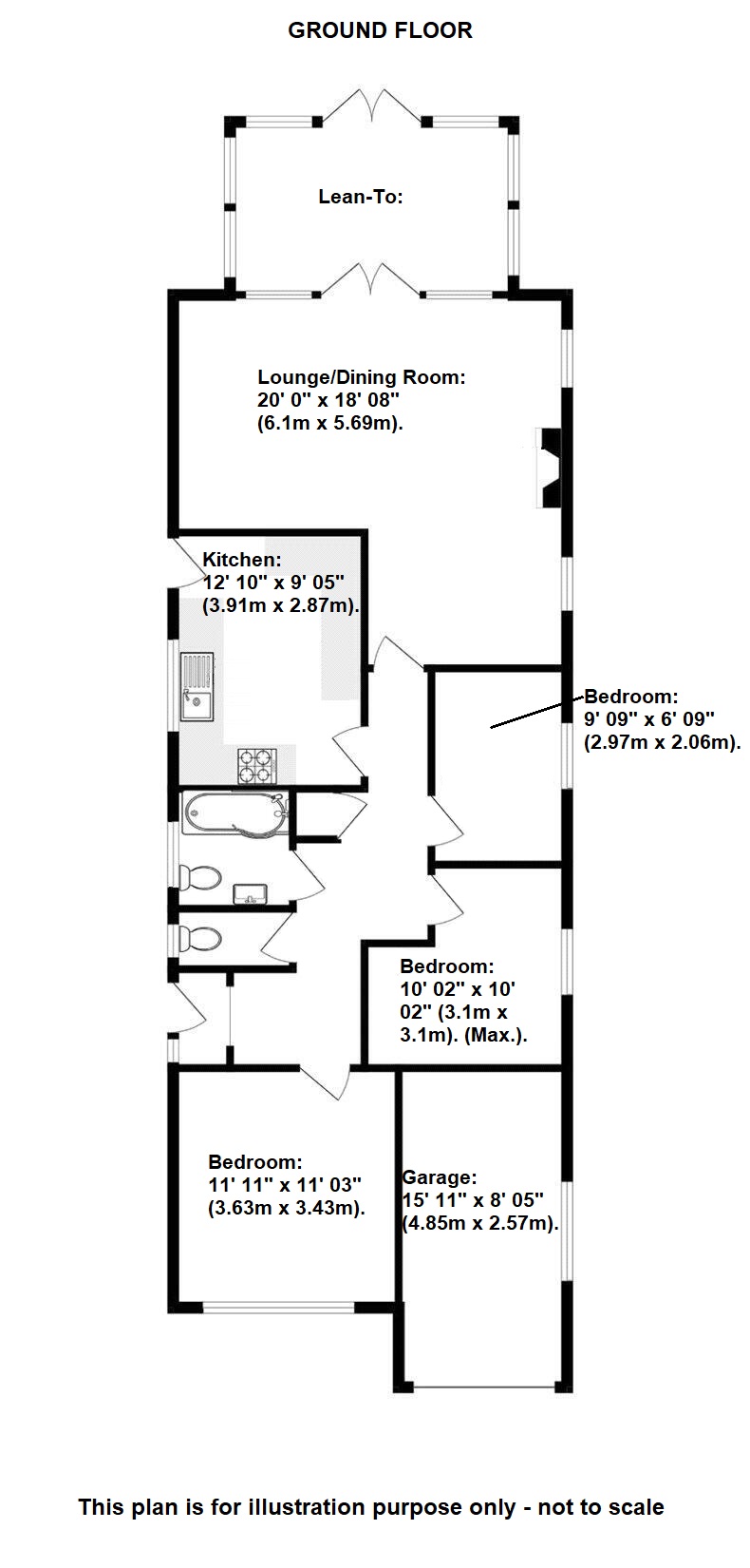 92, Lodge Crescent, Orpington floorplan
