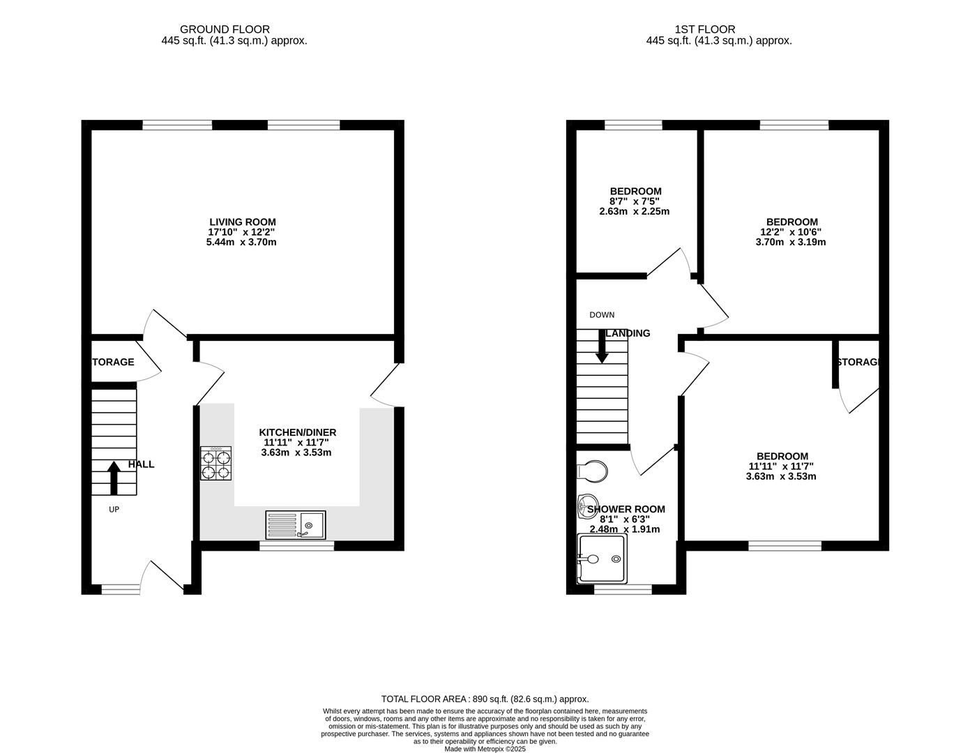 48, Ham Lane, Bristol floorplan