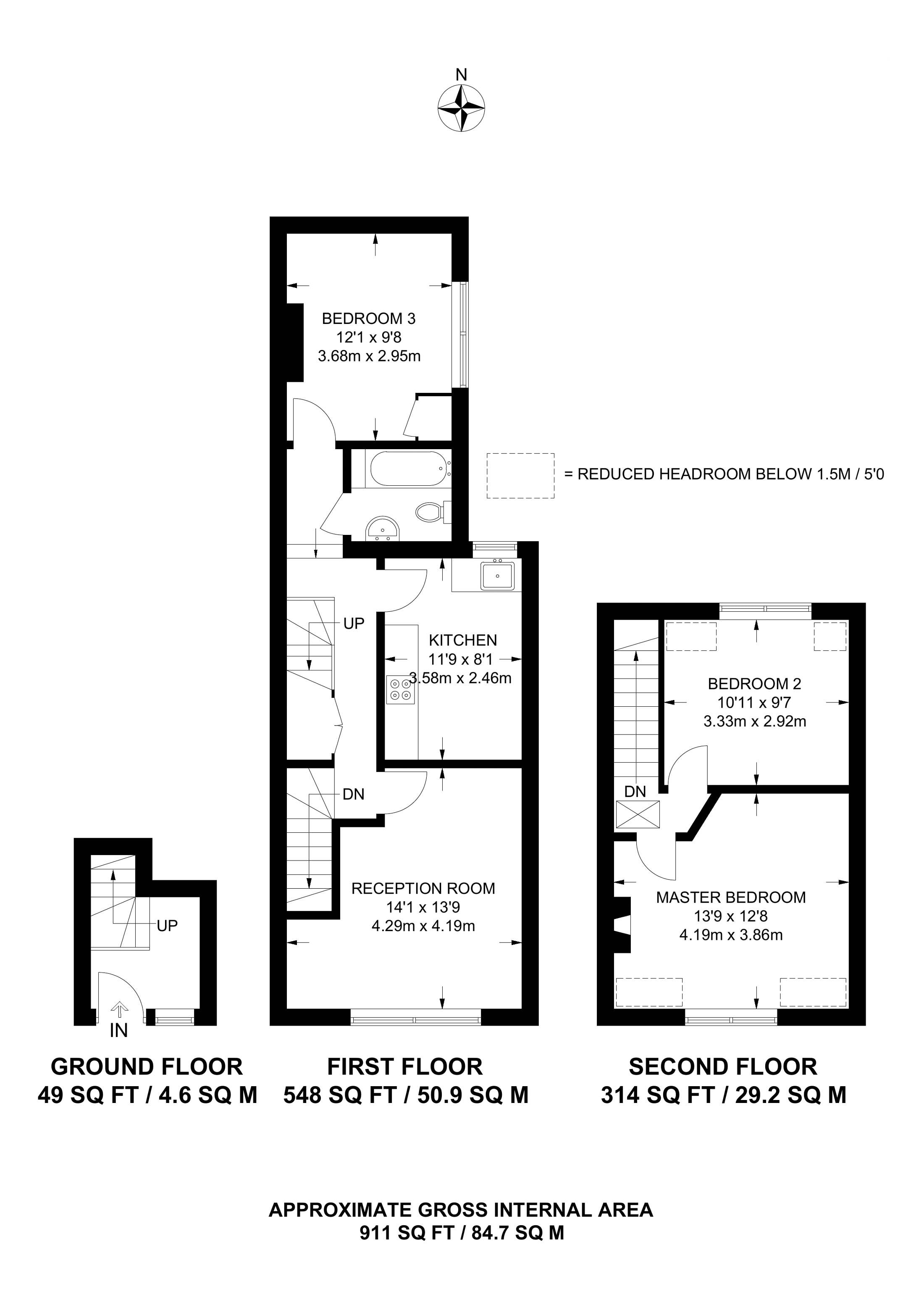 3 Bedrooms Flat to rent in Corporation Street, Stratford E15