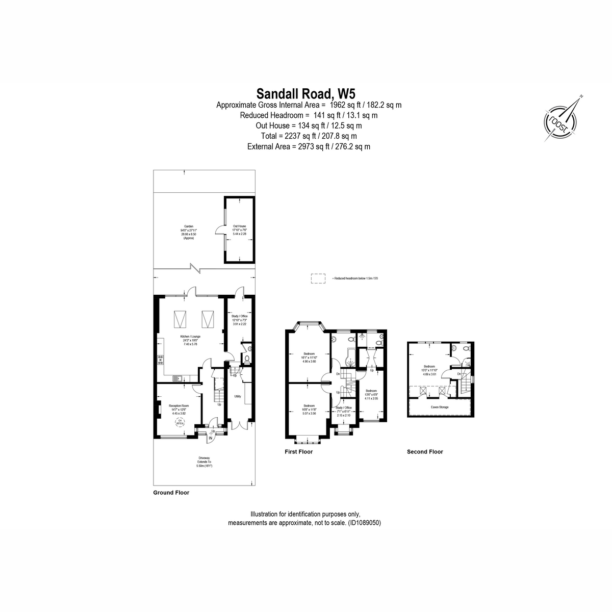 6, Sandall Road, London floorplan