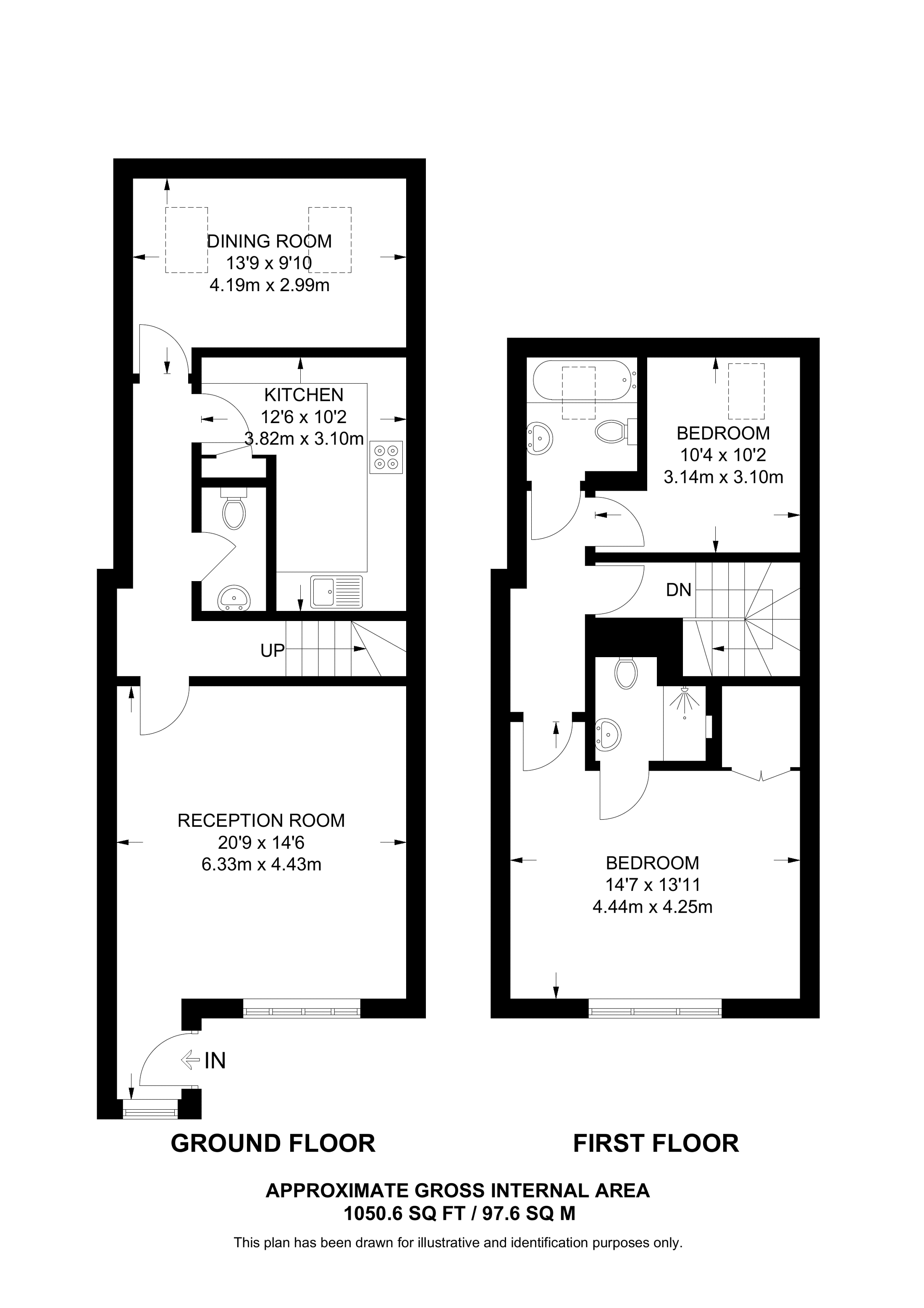 Langford Close, Acton floorplan