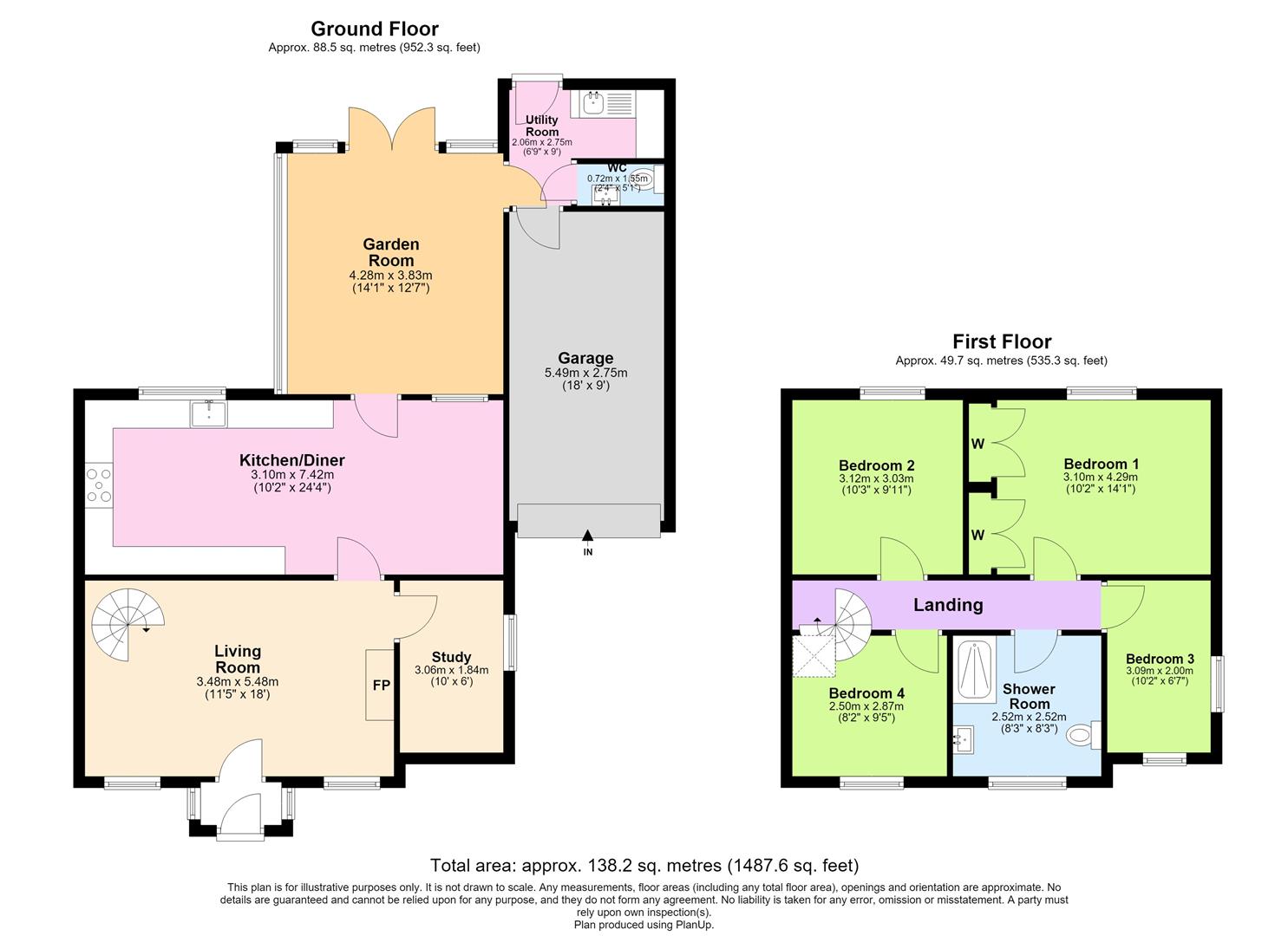 The Cottage, Becks Lane, Southam floorplan