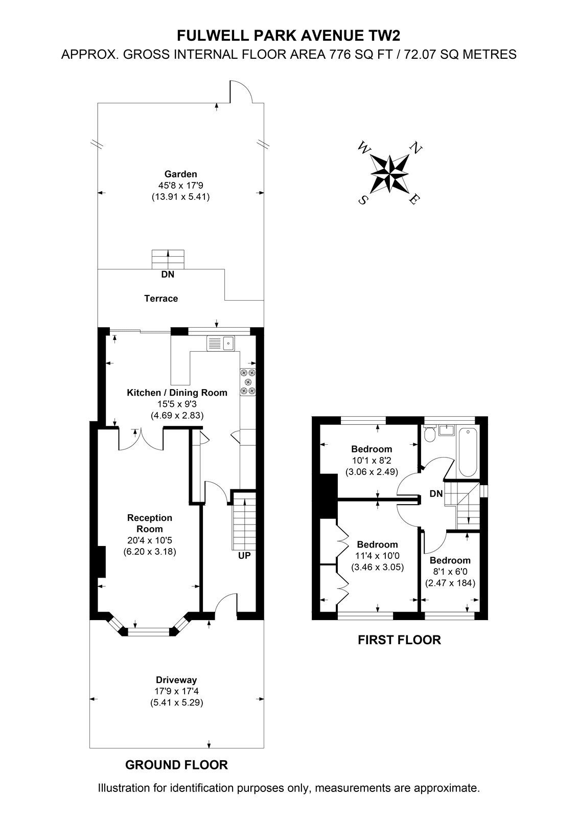 195, Fulwell Park Avenue, Twickenham floorplan