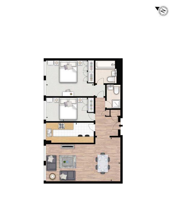 2 Bedrooms Flat to rent in Abbey Orchard Street, London SW1P
