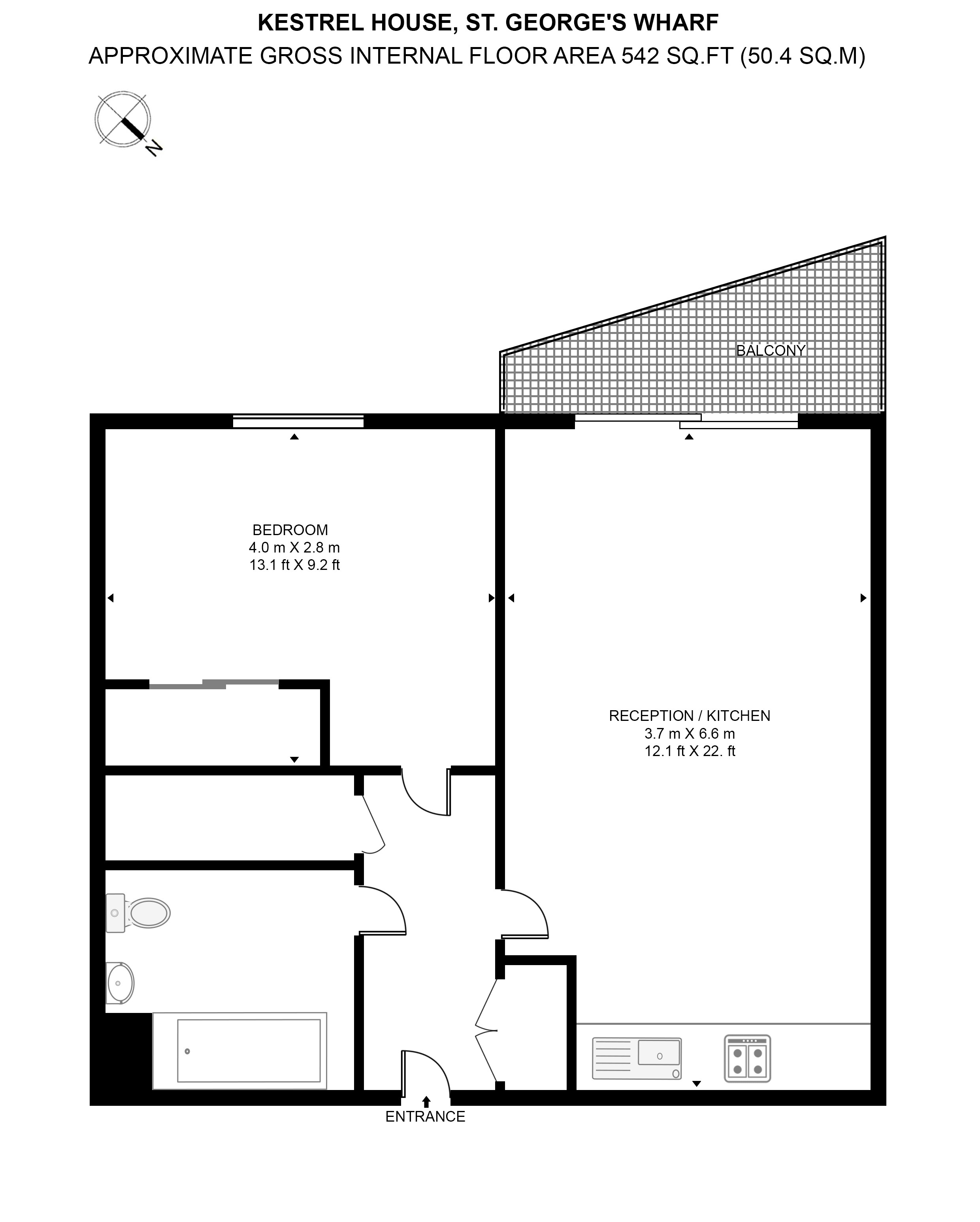 St. George Wharf, London floorplan