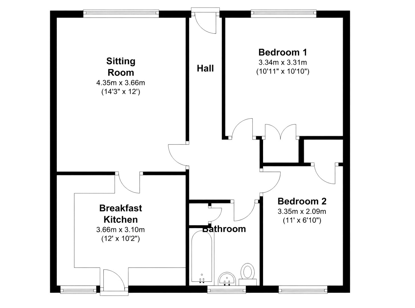 15, Cherry Grove, Bedale floorplan