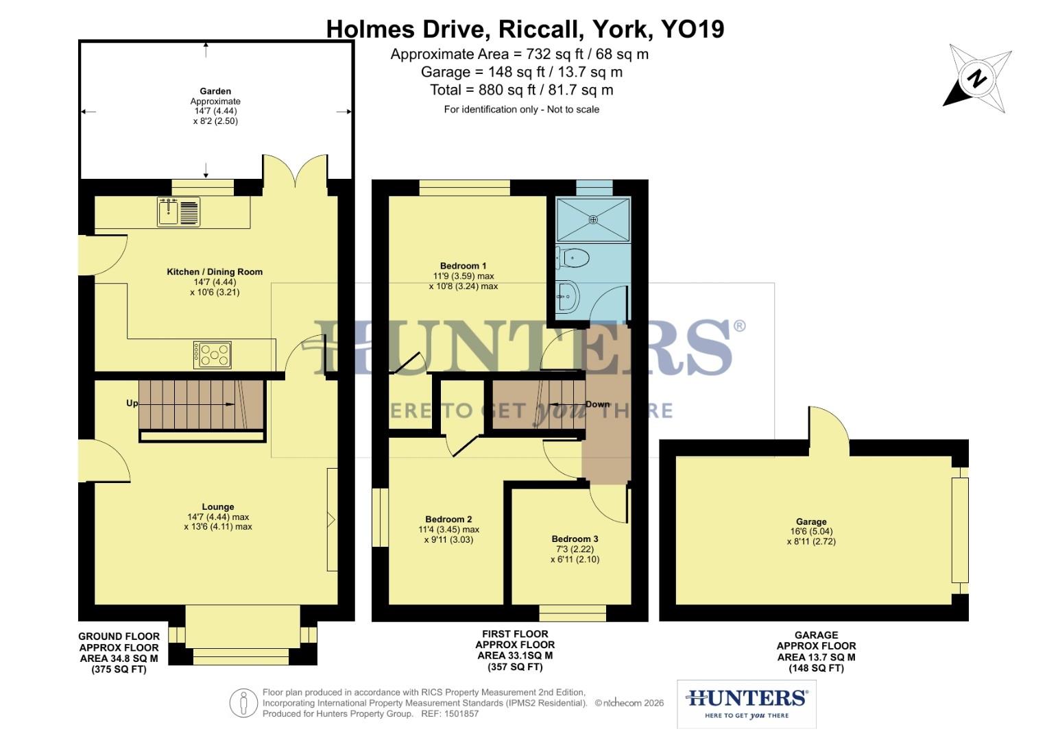 17, Holmes Drive, York floorplan