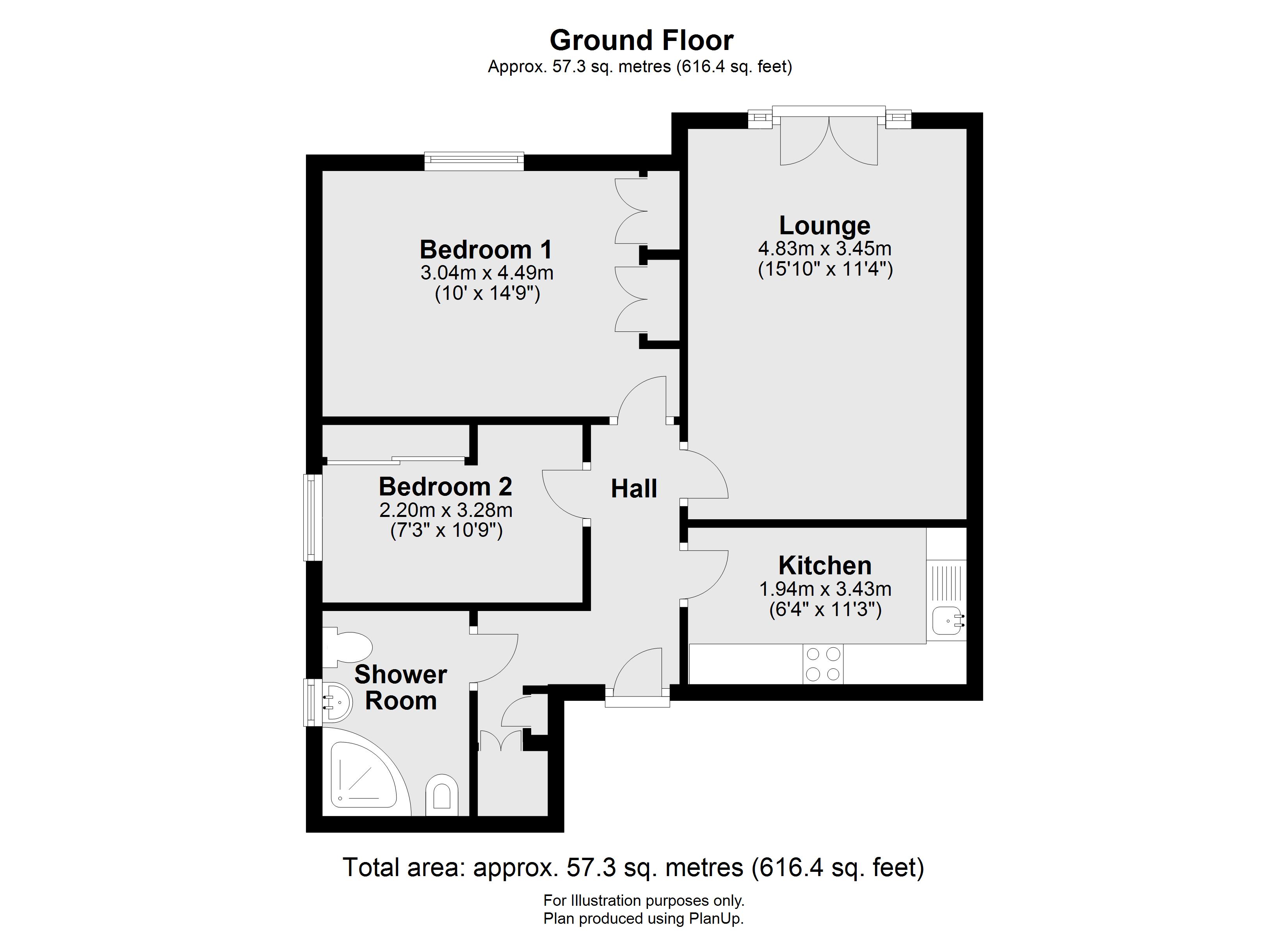 Flat 16, Ferguson House, Skellingthorpe Road, Lincoln floorplan