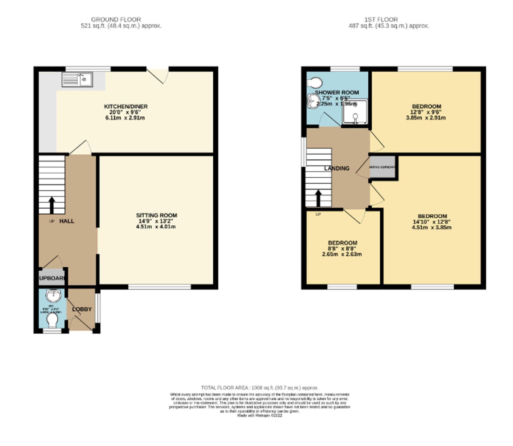 43 Harling Way, Leiston floorplan