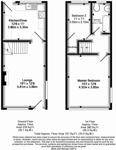 2 Bedrooms End terrace house to rent in Blackbridge Lane, Horsham, West Sussex RH12