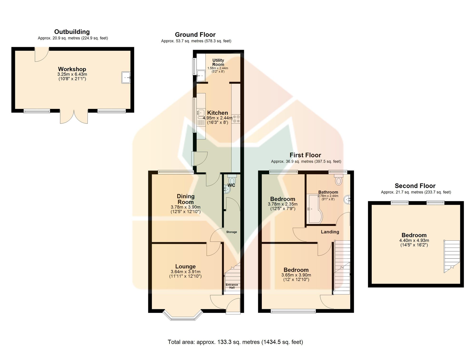 12 The Avenue, Gainsborough floorplan