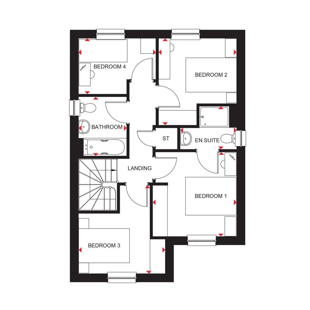 "Mey" at Cumbernauld Road, Stepps, Glasgow G33, 4 bedroom detached house for sale 63138169