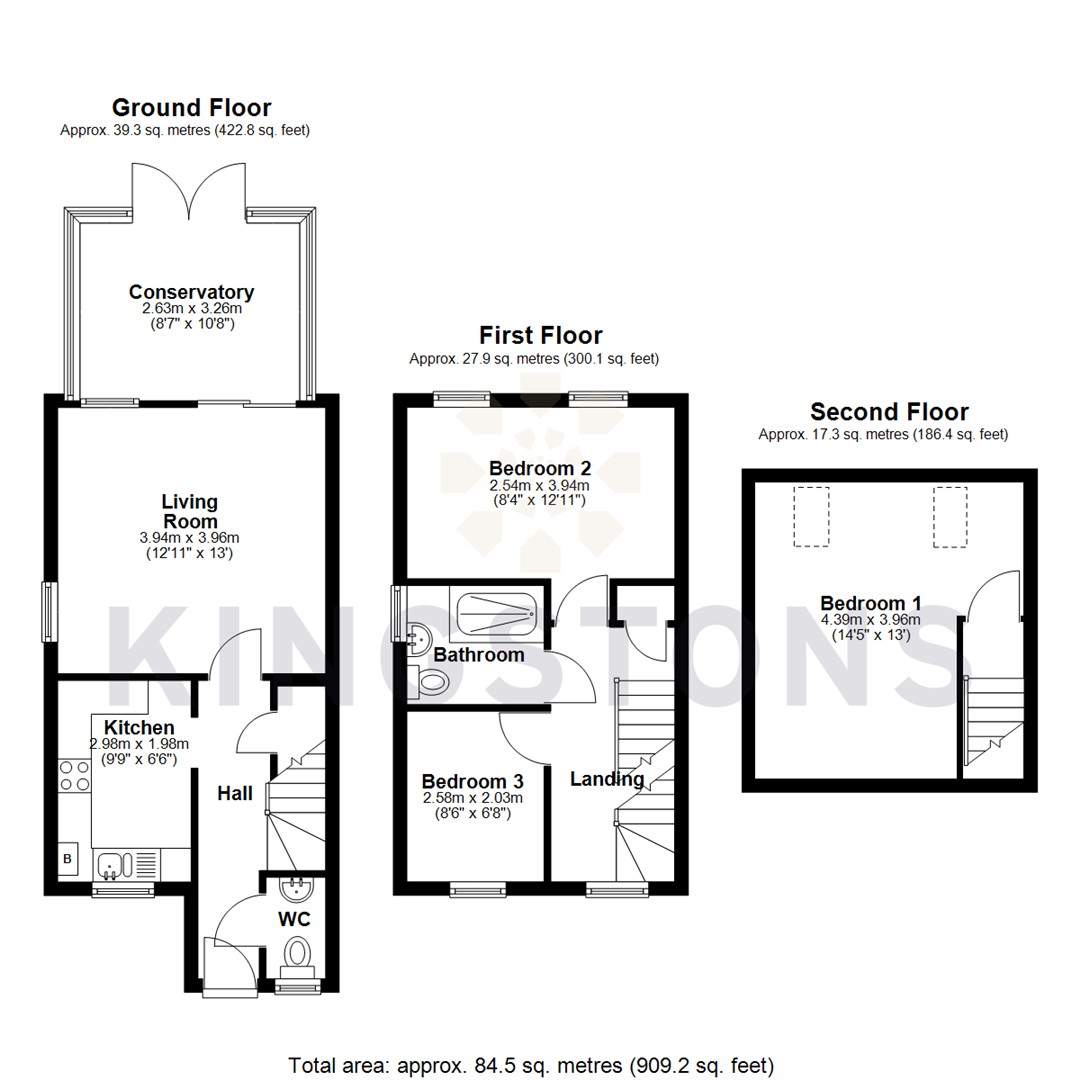 4, Spa Court, Melksham floorplan