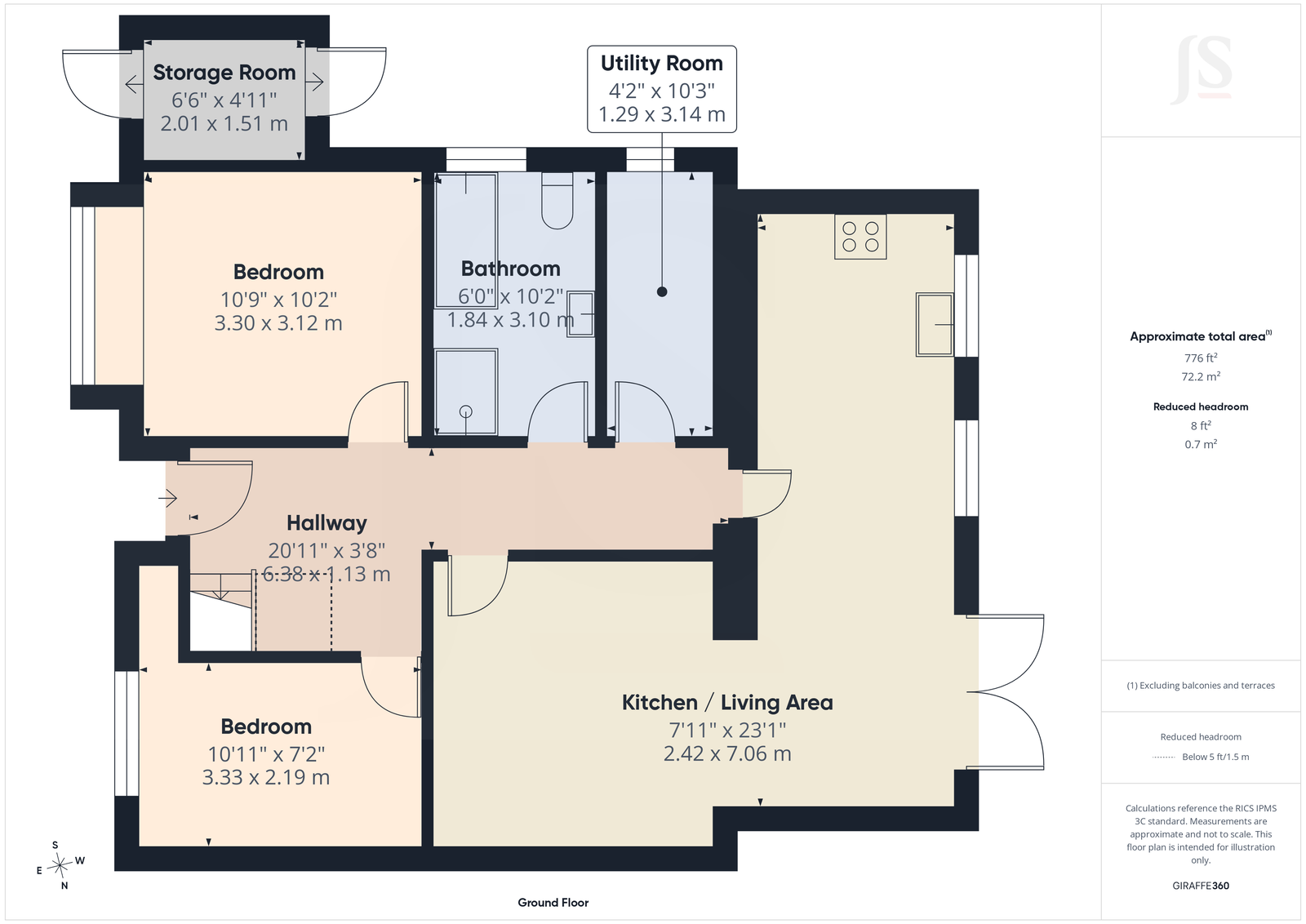 6, West End Way, Lancing floorplan