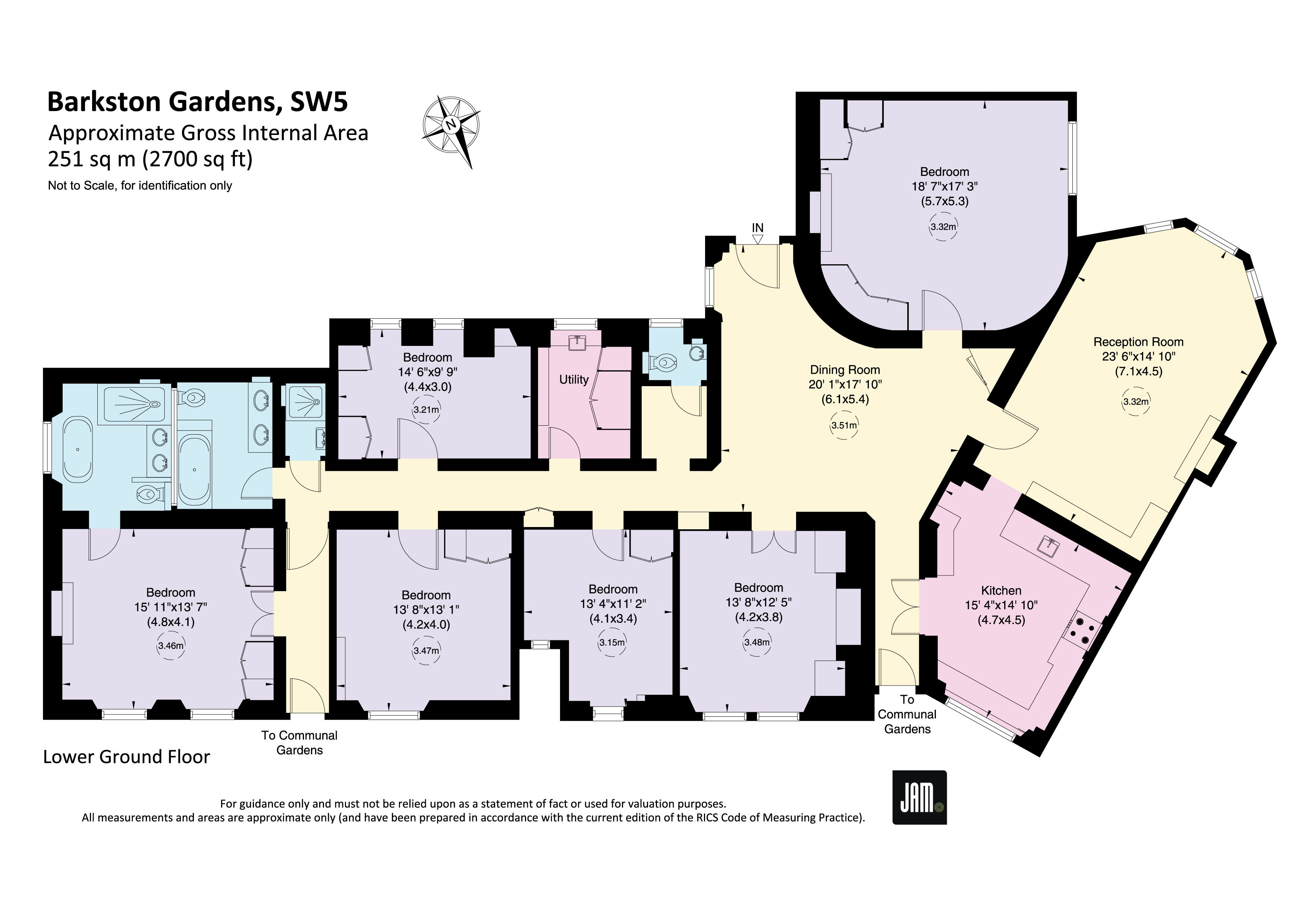 12A, Barkston Gardens, London floorplan