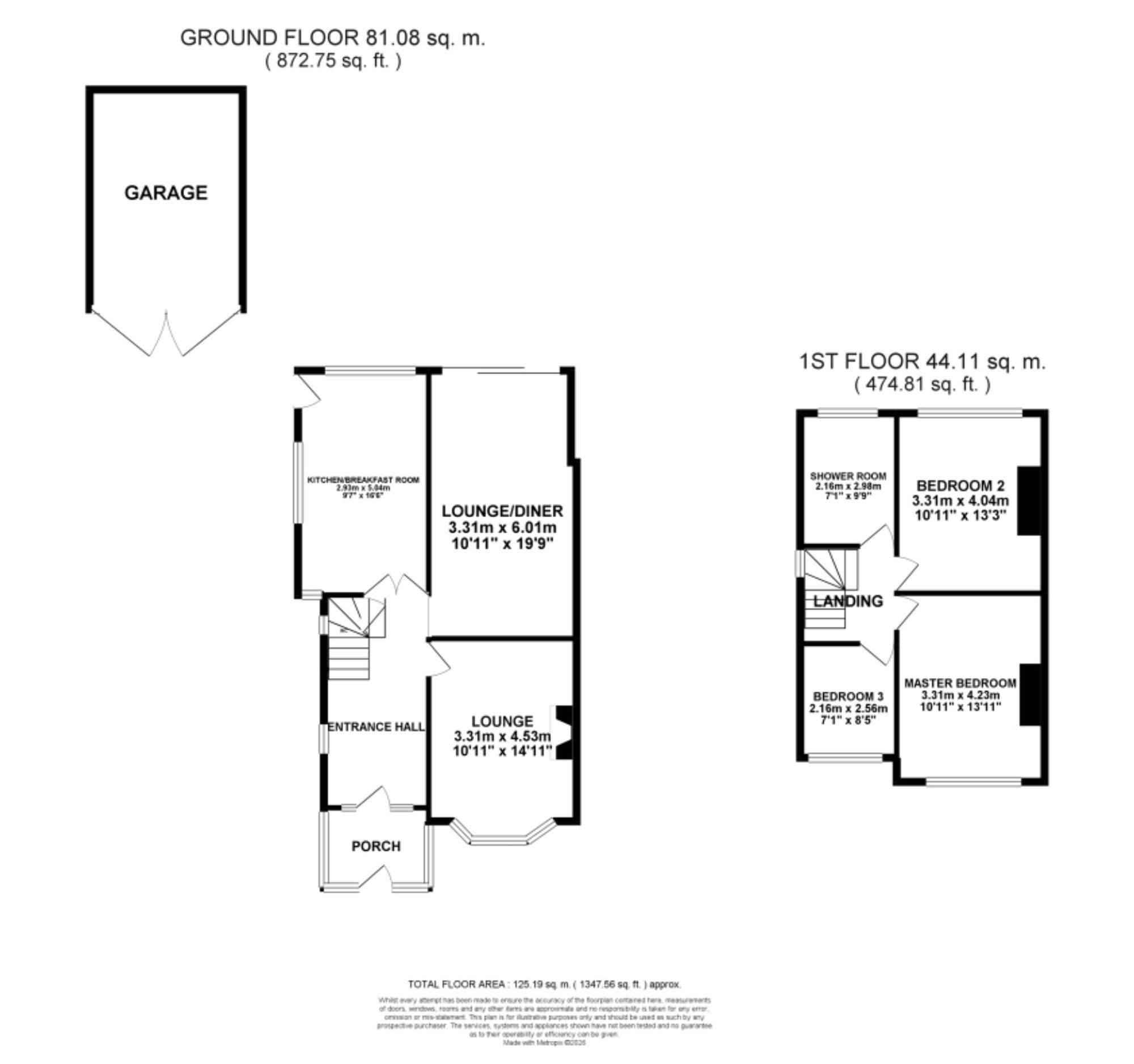 215 Birches Head Road, Stoke-On-Trent floorplan