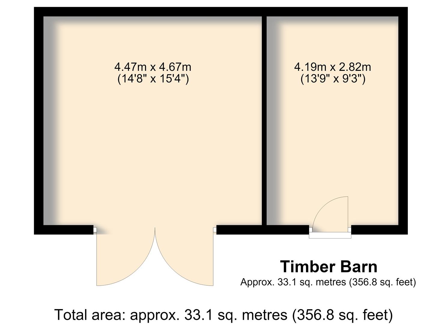 Hestley Hall Cottage, Hestley Green, Thorndon floorplan