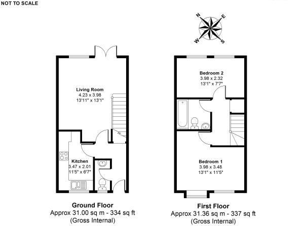 92 Jasmine Crescent, Princes Risborough floorplan