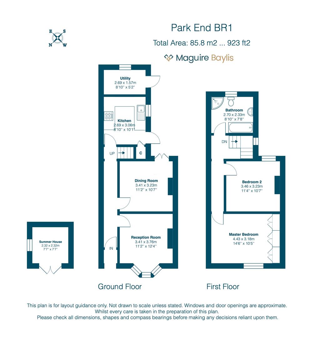 Park End, Bromley BR1, 2 bedroom semidetached house for sale