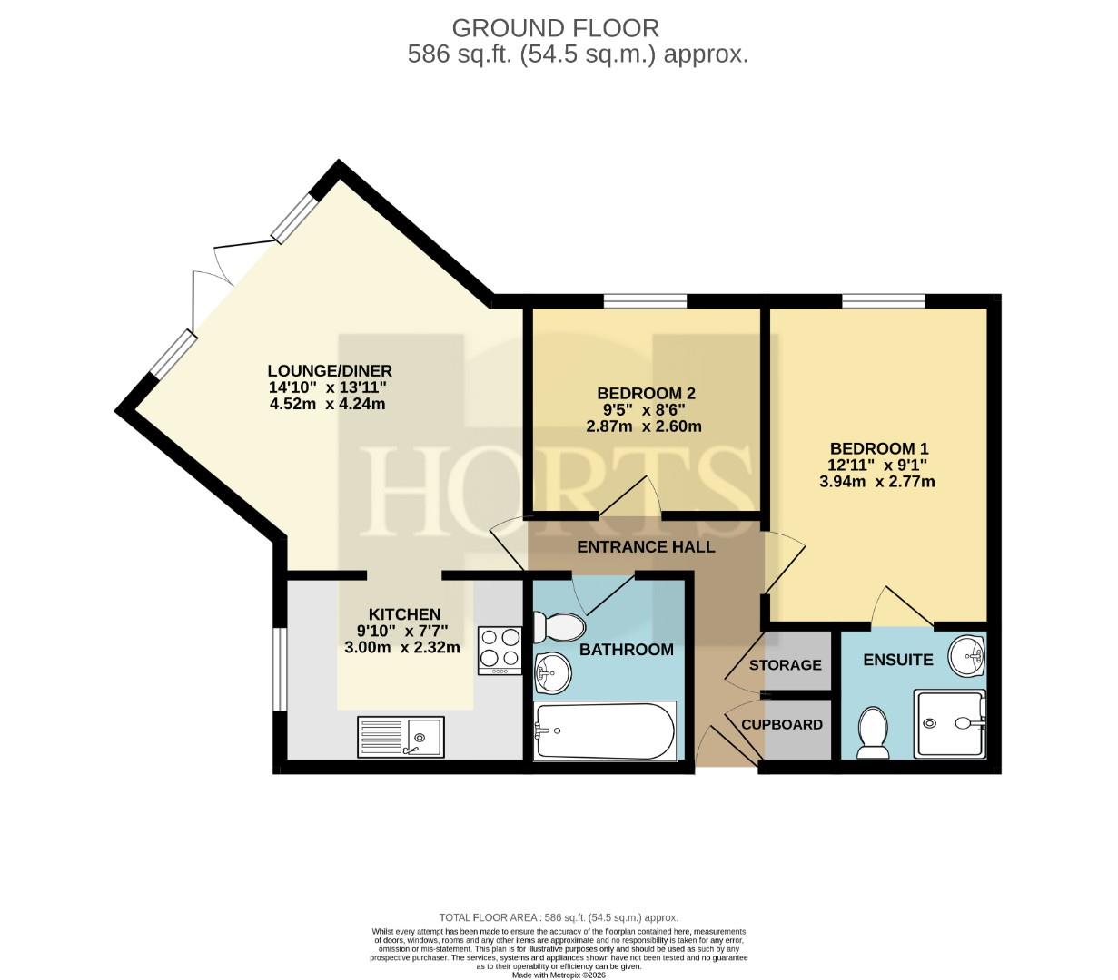 Flat 15, 299, Welford Road, Northampton floorplan
