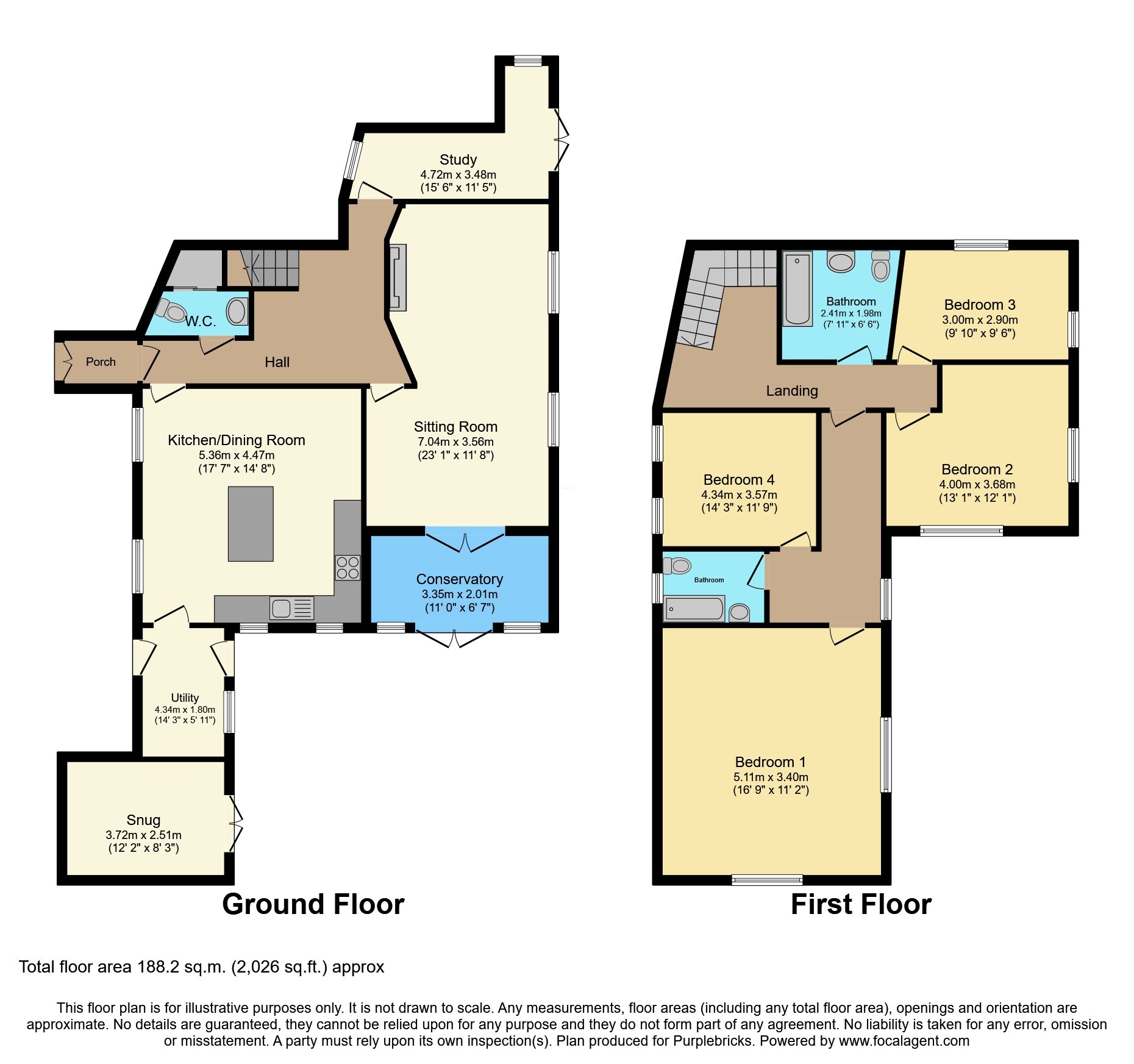 17, East Hill, Dorchester floorplan