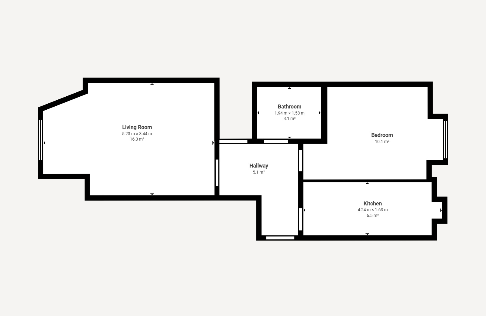 2/3, 37, Seedhill Road, Renfrewshire floorplan