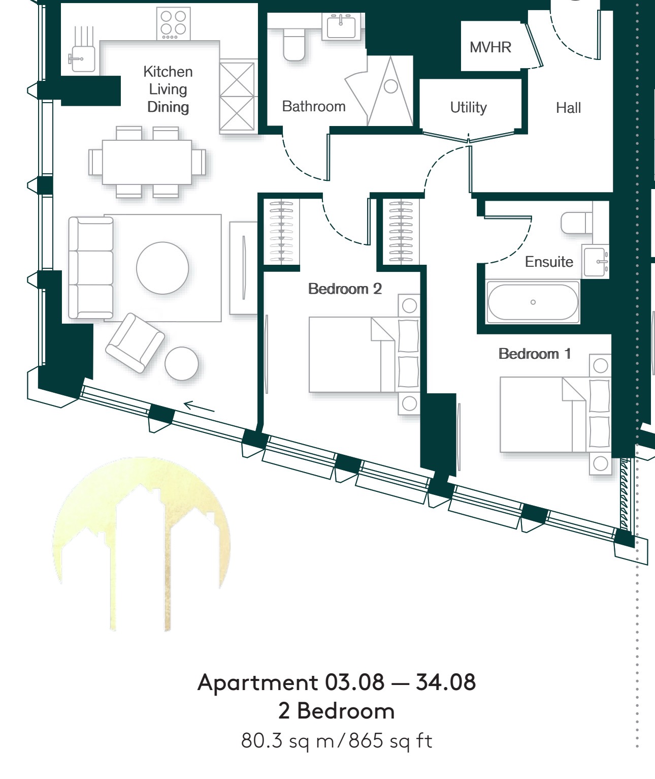 A3208, Carnation Way, London floorplan