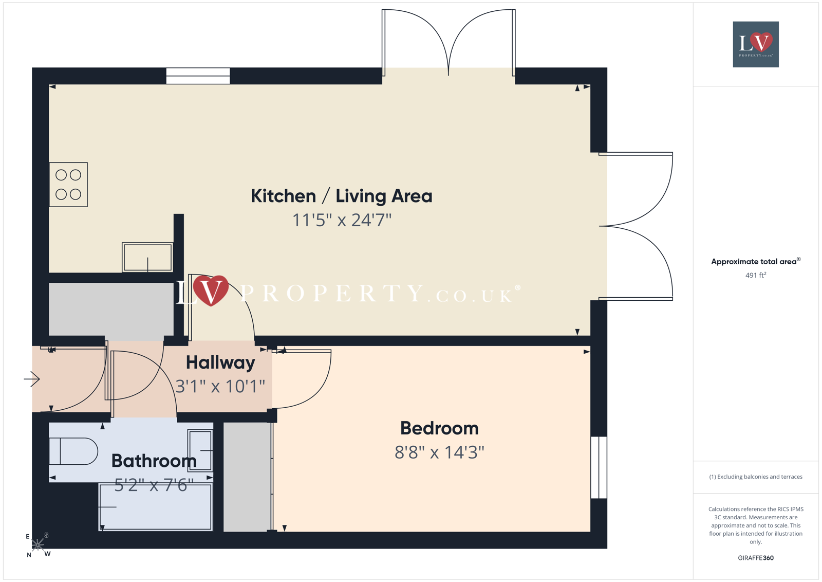 Apartment 201, 38, Upper Dean Street, West Midlands floorplan