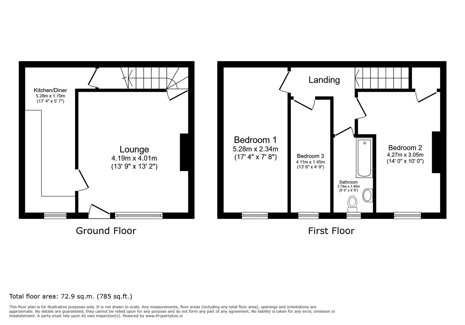 Haycliffe Hill Road, Bradford floorplan