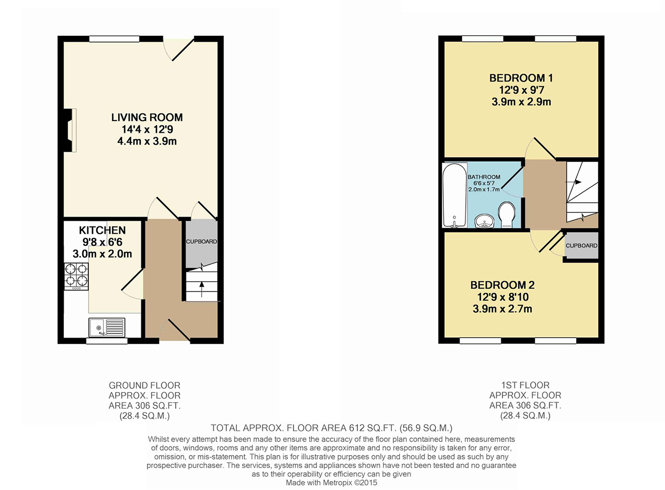 York Road, Strensall, York YO32, 2 bedroom terraced house for sale