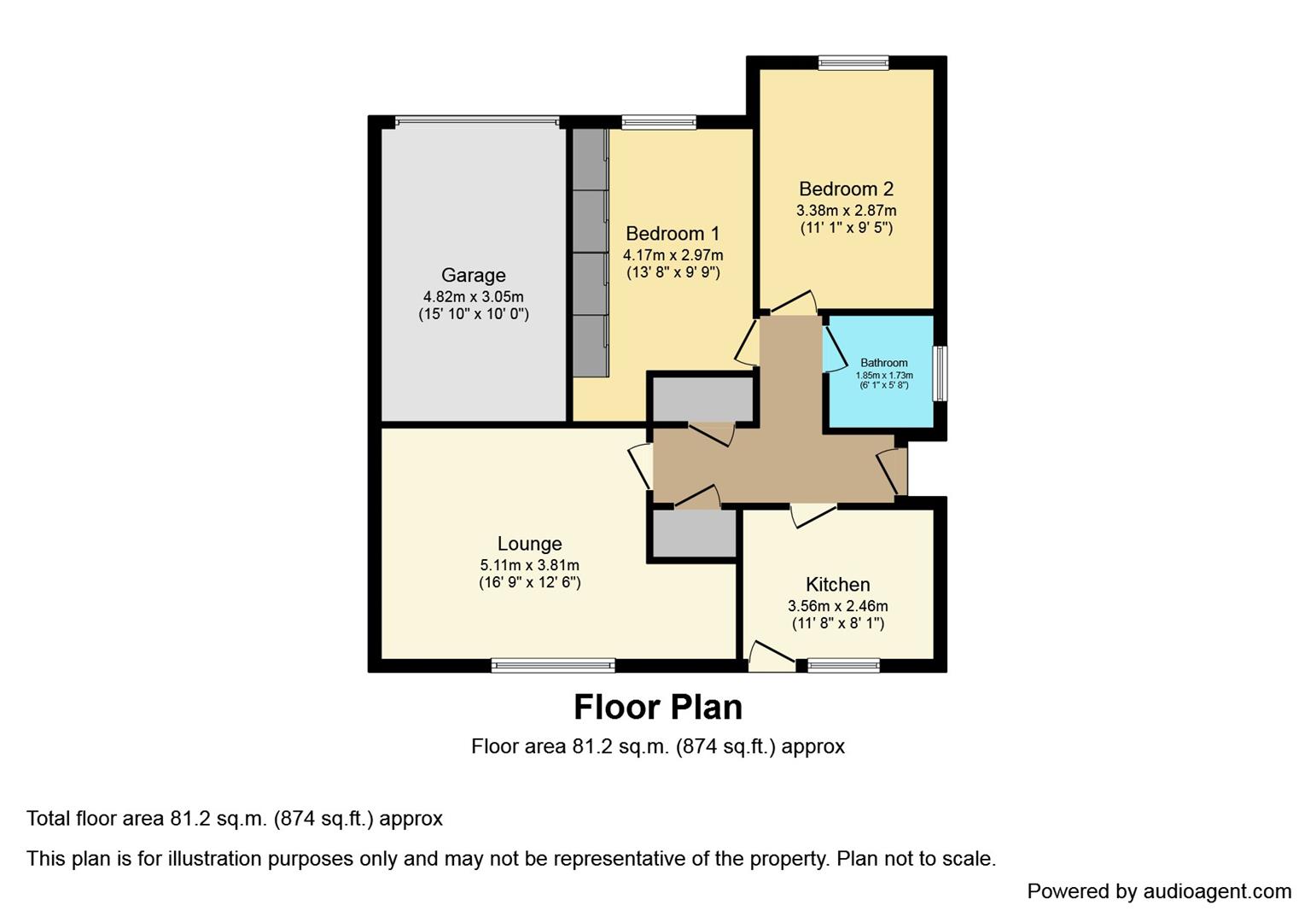 White Walk, Kirk Ella, Hull HU10, 2 bedroom semidetached bungalow for