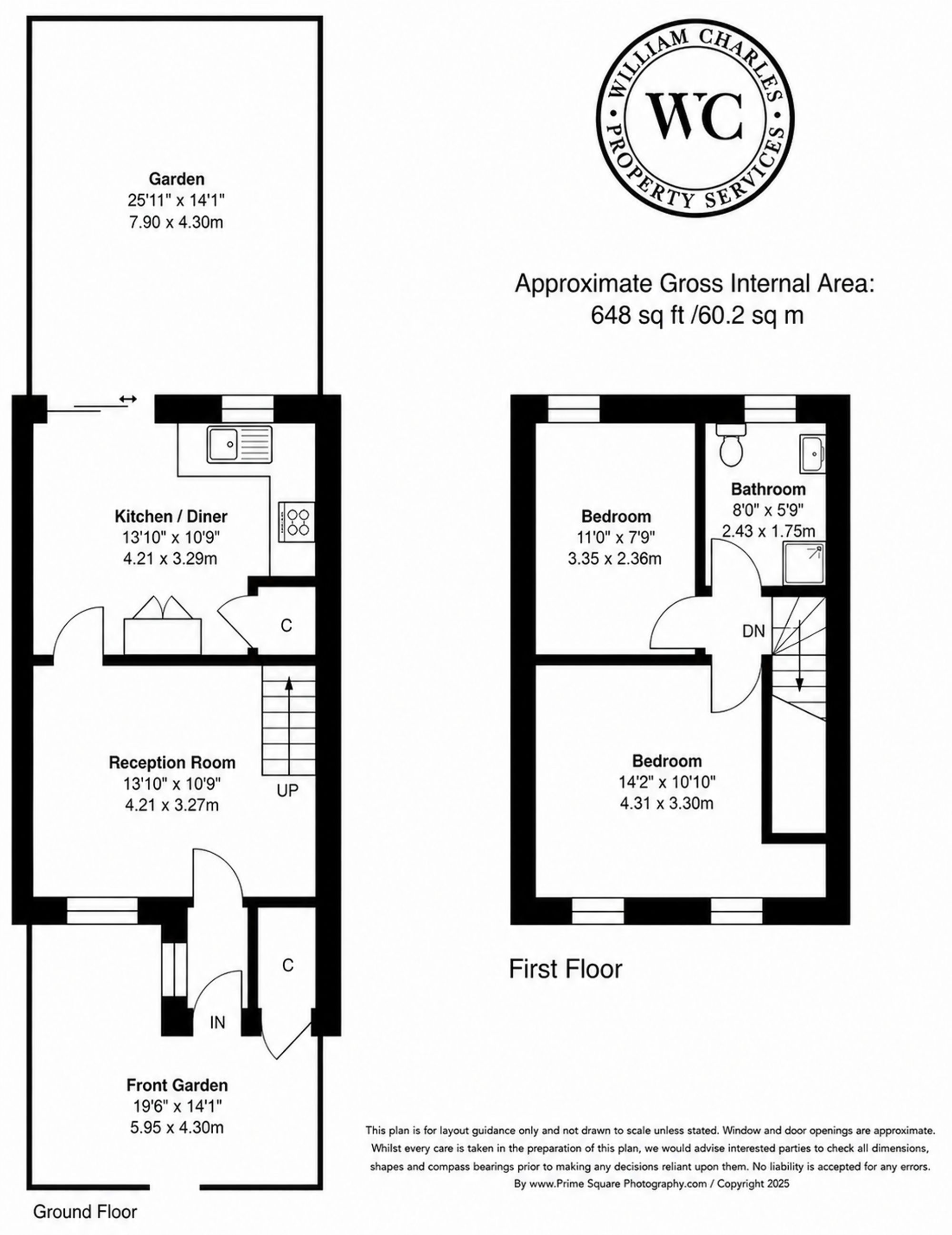 72 Sydney Road, London floorplan