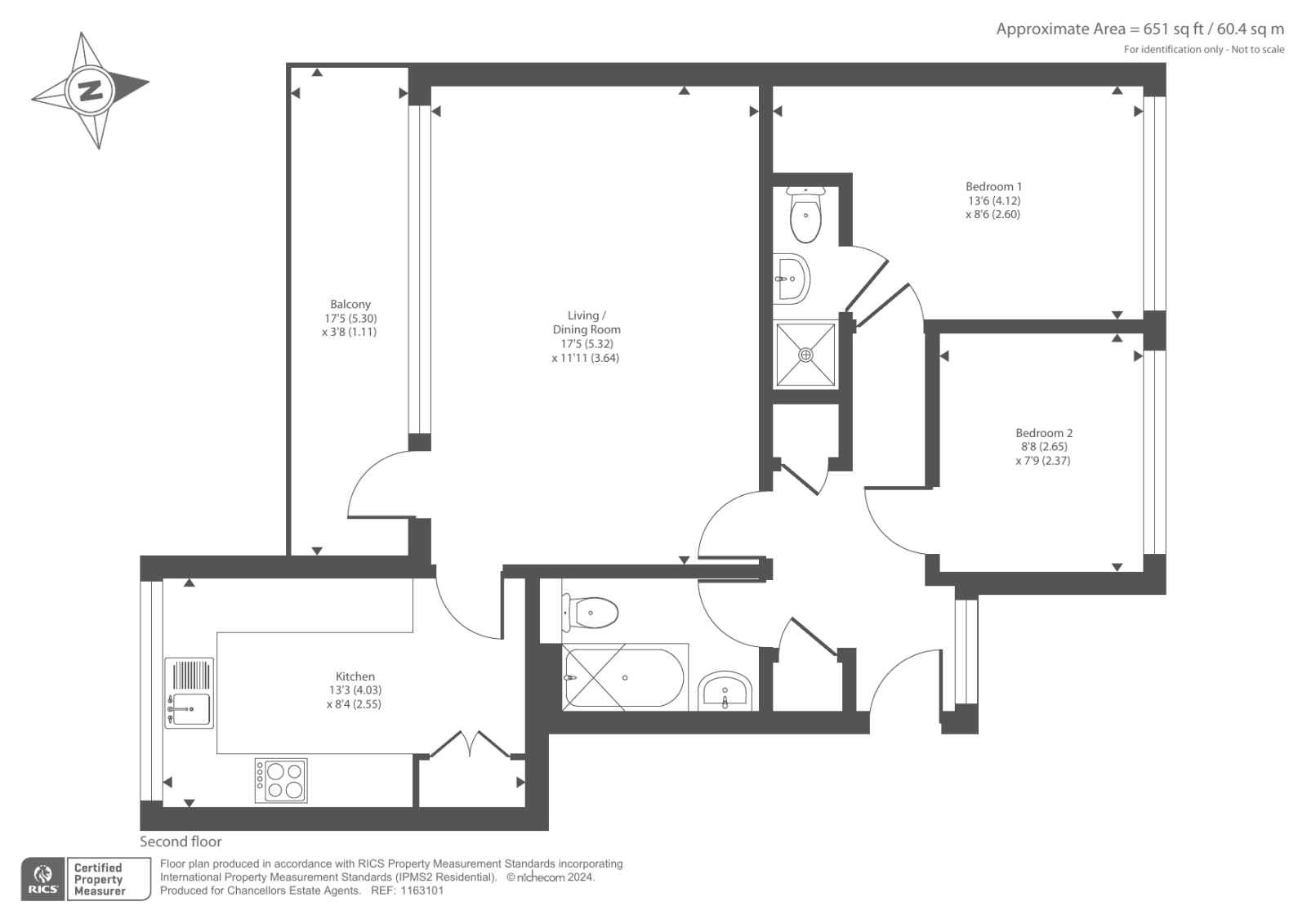 57, Mountbatten Square, Windsor floorplan