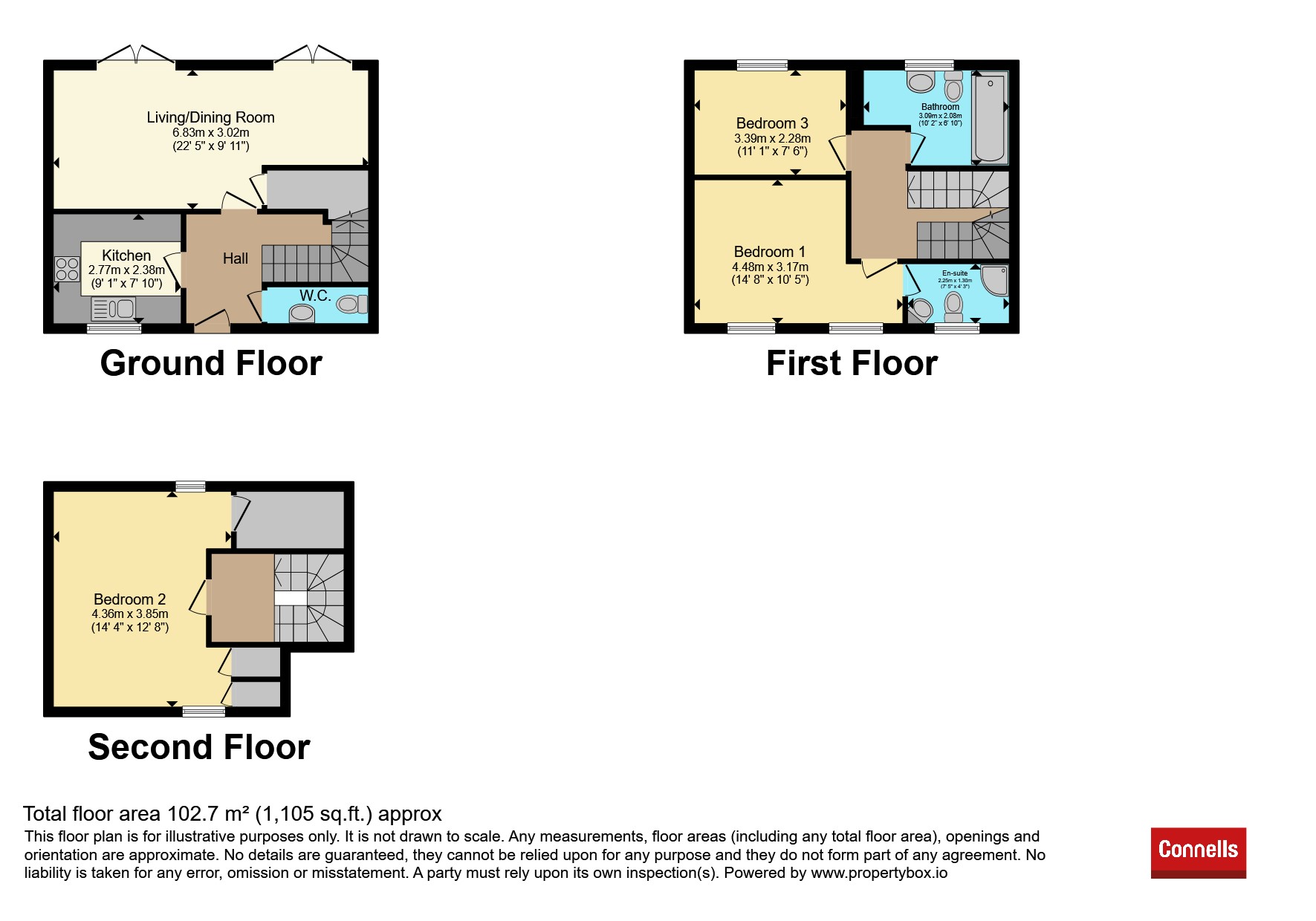 6, St. Leonards Court, St. Leonards Avenue, Blandford Forum floorplan