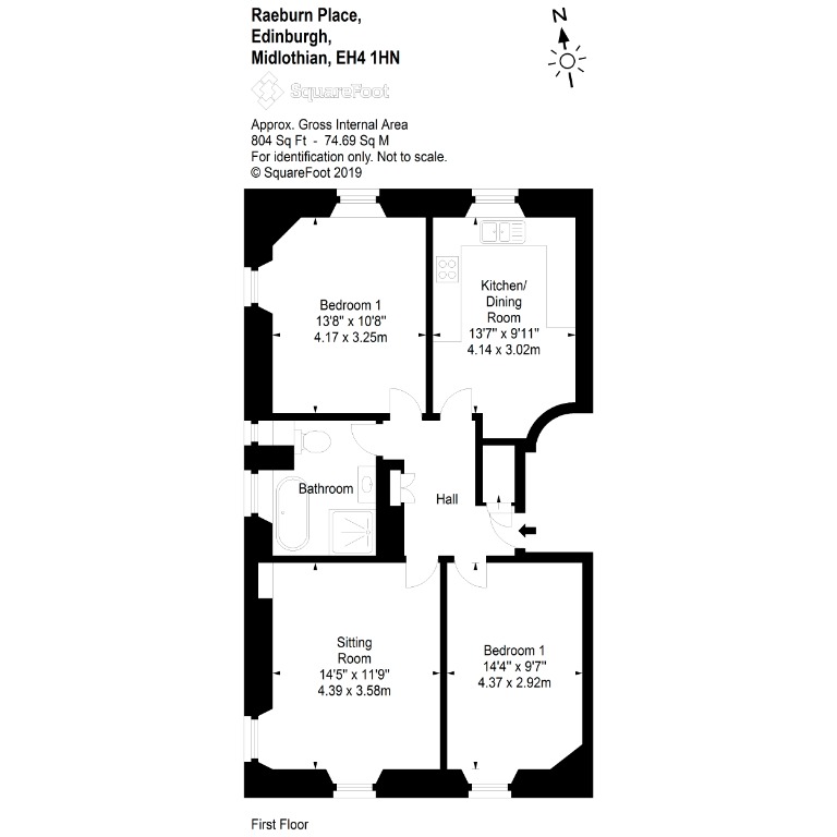 2 Bedrooms Flat to rent in Raeburn Place, Stockbridge, Edinburgh EH4