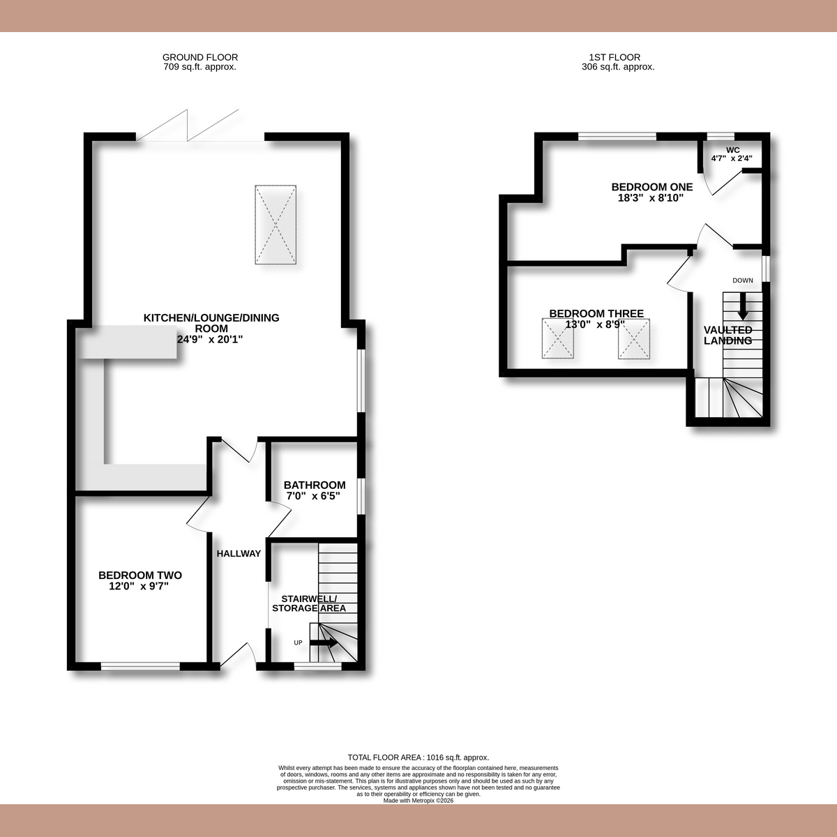 31, Louisa Avenue, Benfleet floorplan