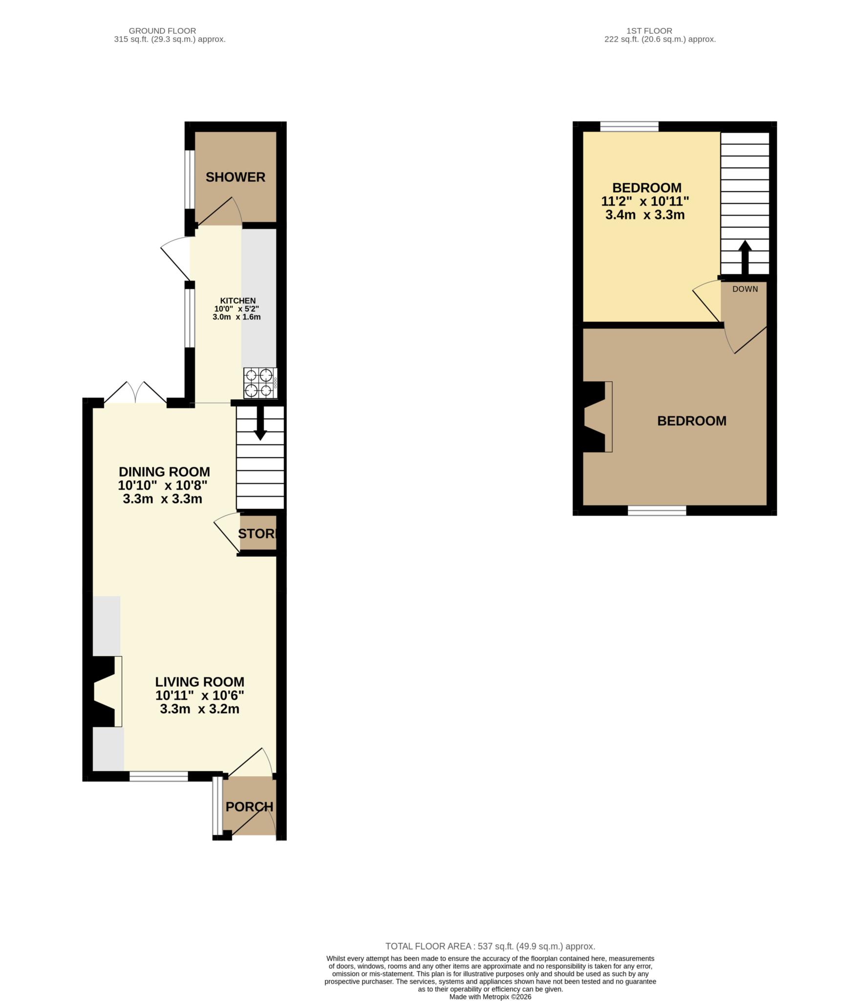 Alfred Road, Brentwood floorplan