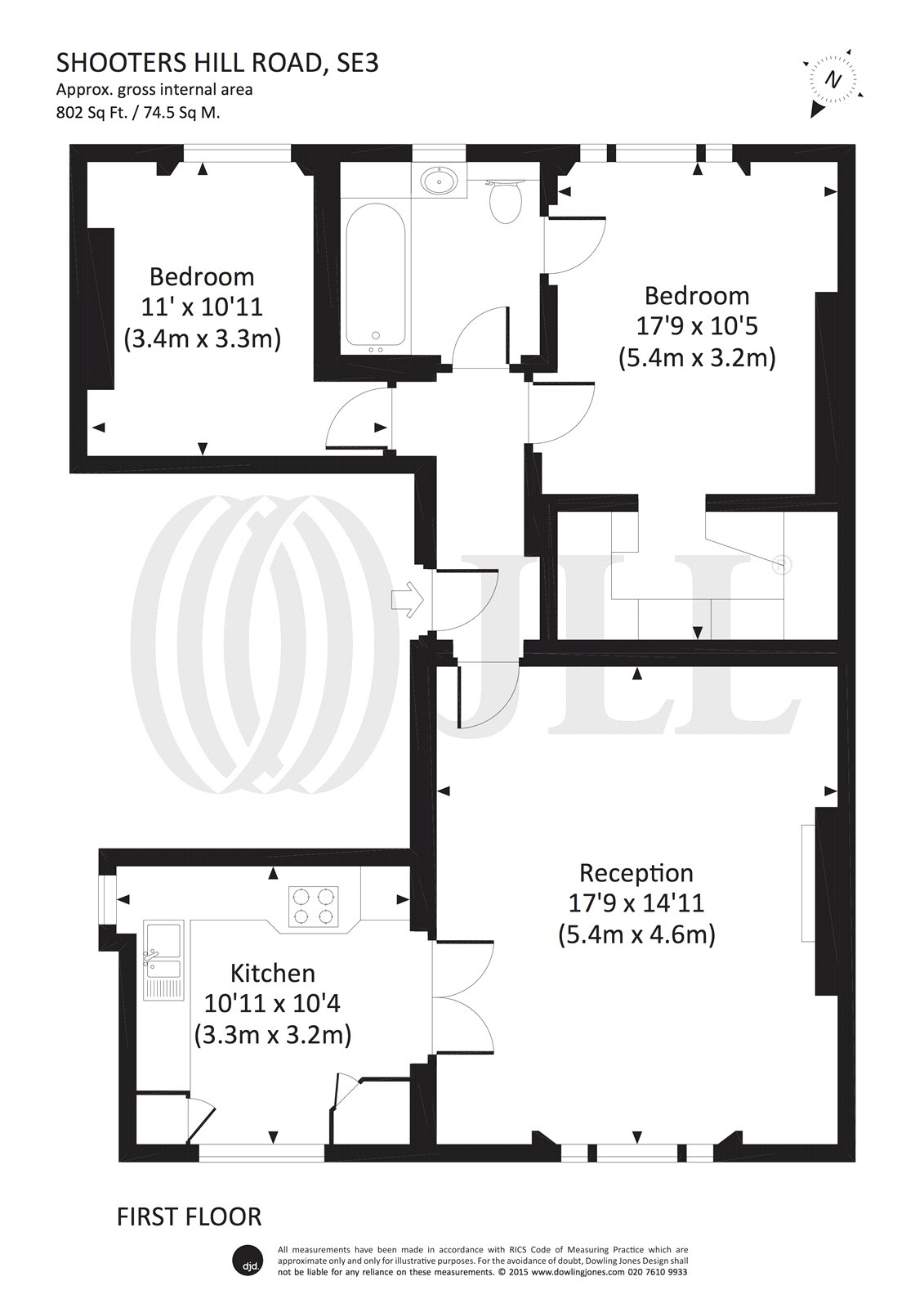 2 Bedrooms Flat to rent in Shooters Hill Road, Blackheath, London SE3