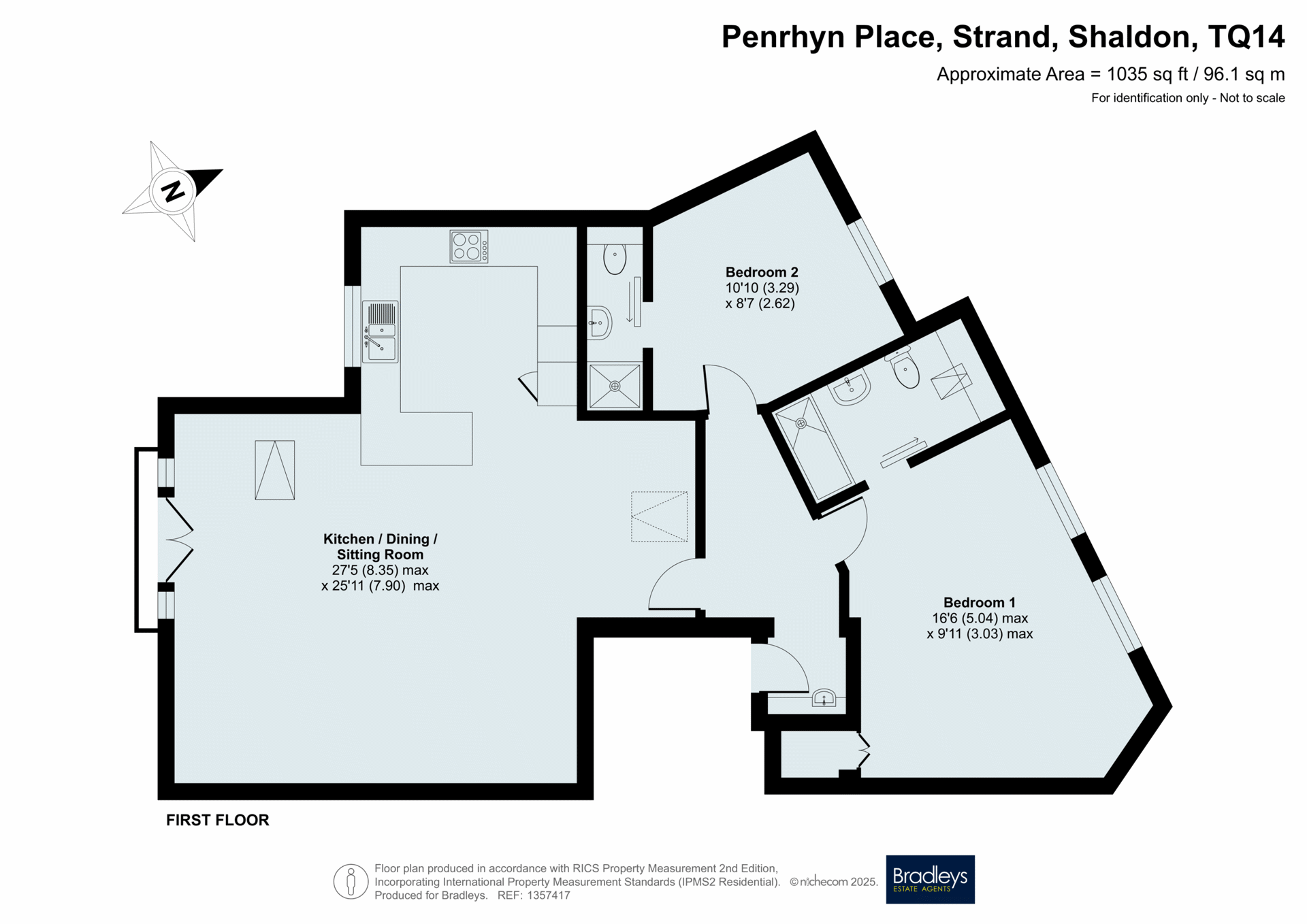 Apartment 2, Royal Standard Mews,, Penrhyn Place, Shaldon floorplan