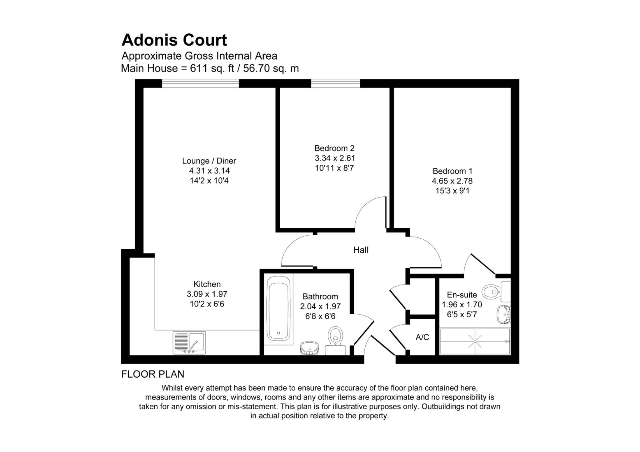 Admiral Drive, Hertfordshire floorplan