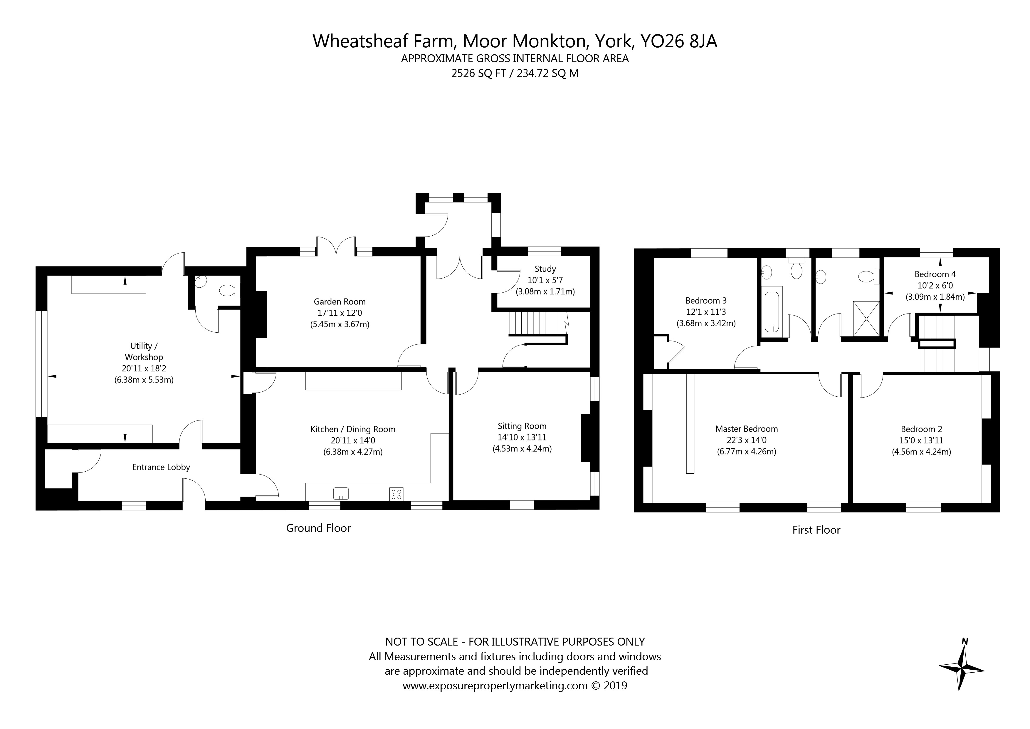 4 Bedrooms Detached house for sale in Moor Monkton, York, North Yorkshire YO26