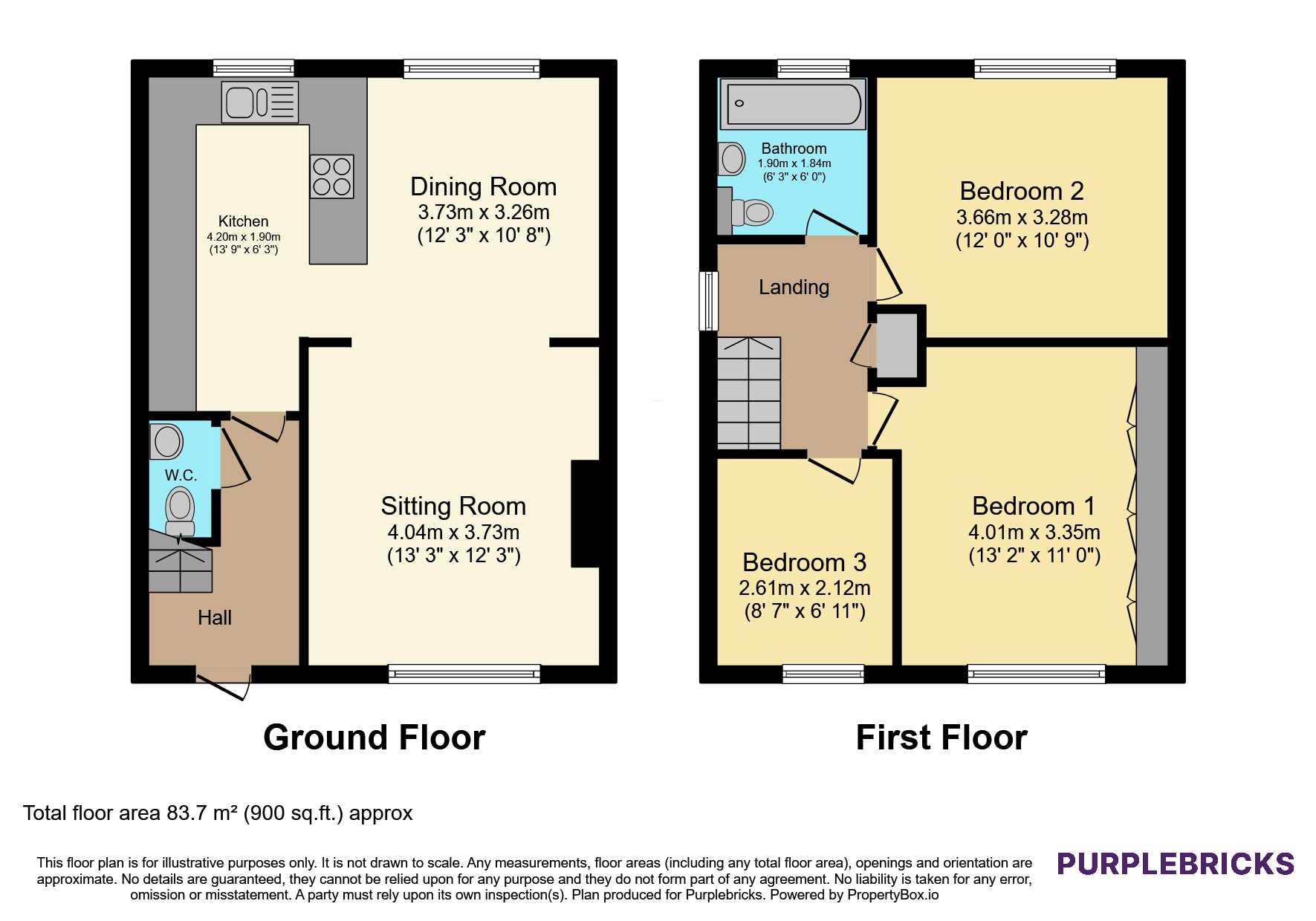 2, Summerfield Avenue, Leeds floorplan