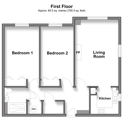 Woodbury Lane, Tenterden floorplan