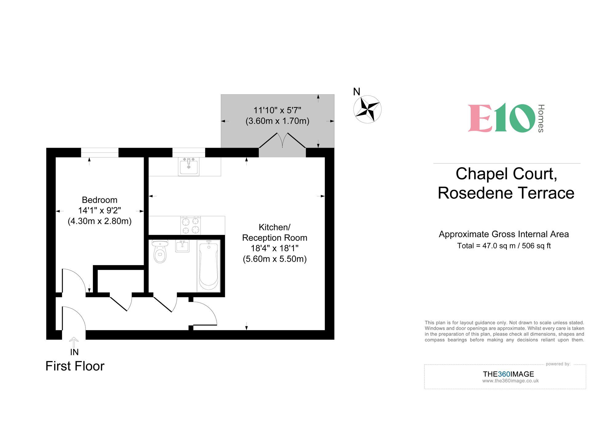 Chapel Court, Rosedene Terrace, London floorplan
