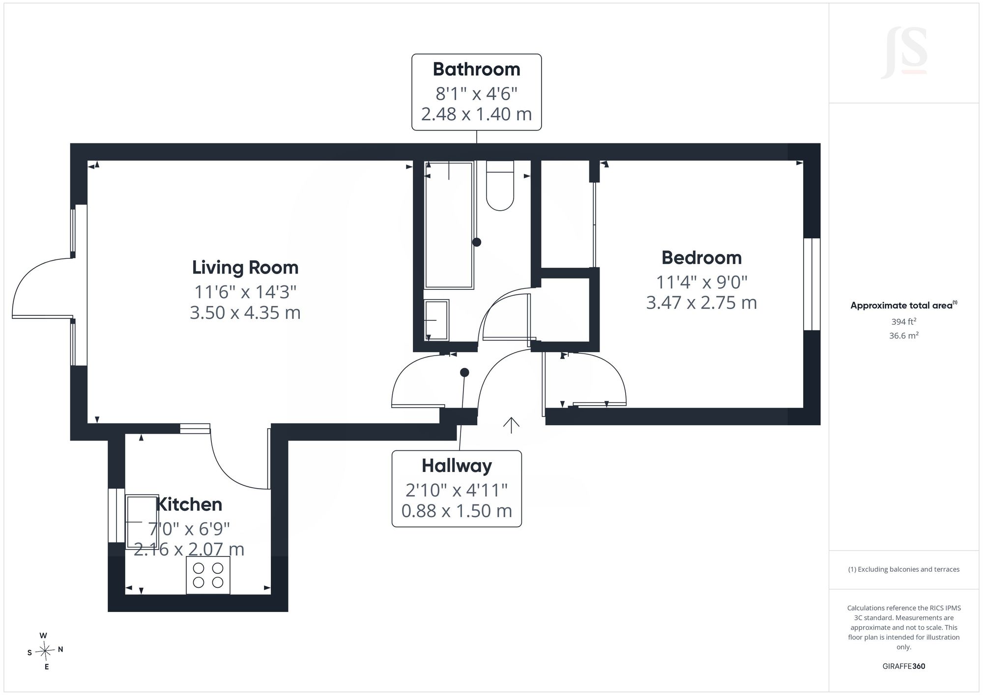 11 Apsley Mews Little High Street, Worthing floorplan